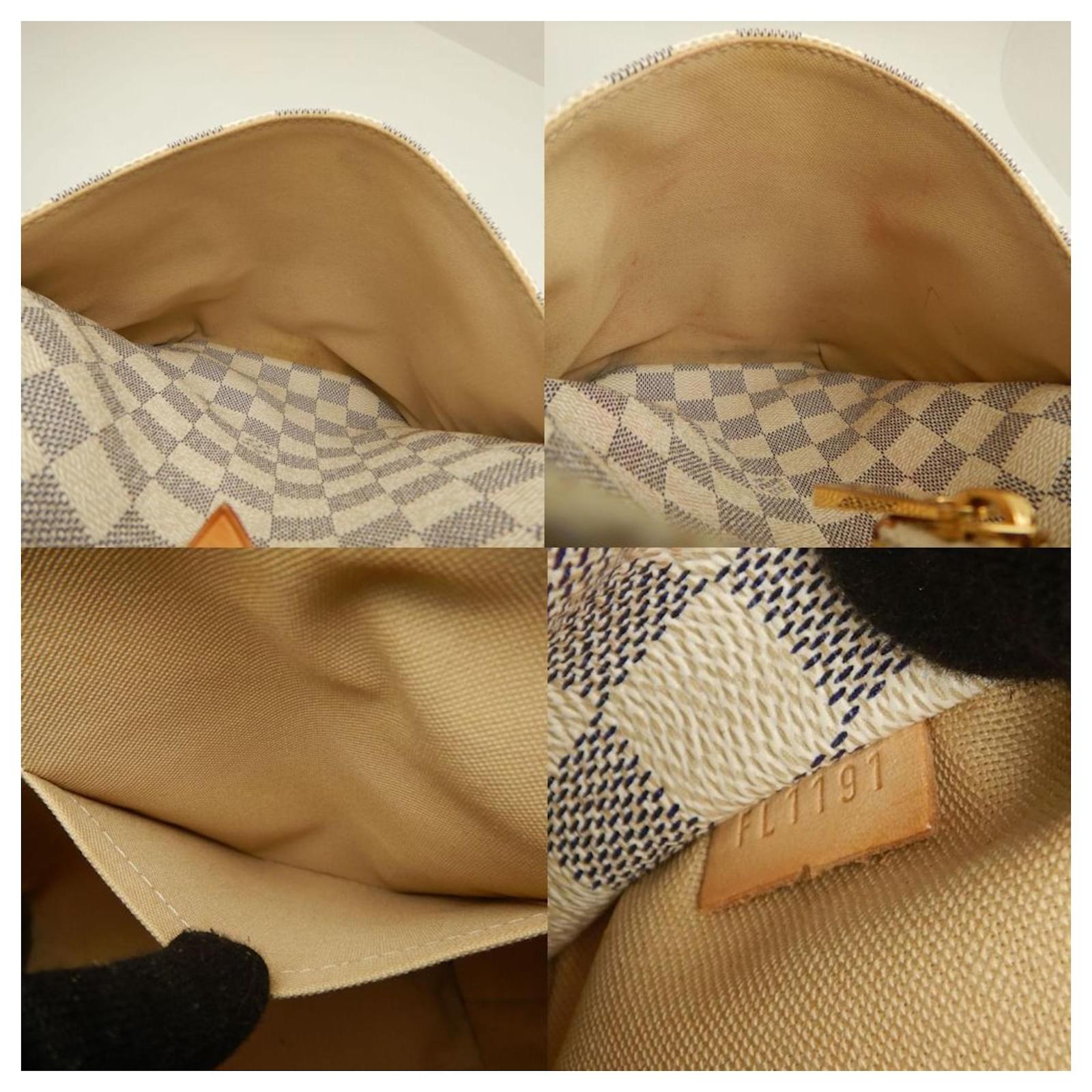 Louis Vuitton Damier Azur Totally PM Tote Bag Blue Plastic ref.2407899