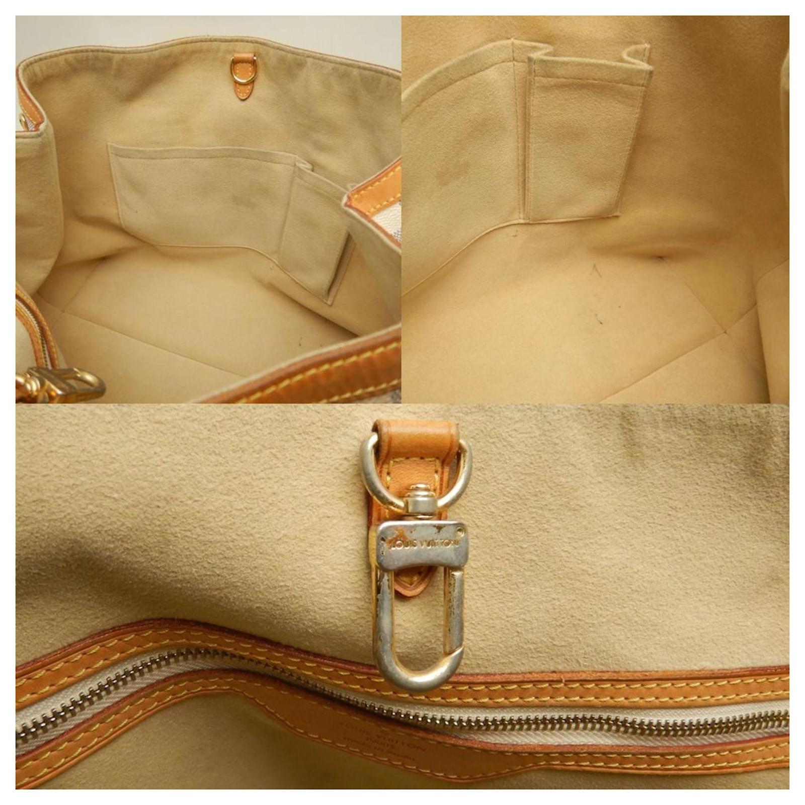 Louis Vuitton Damier Azur Hampstead MM Tote Bag Blue Plastic ref.2407900