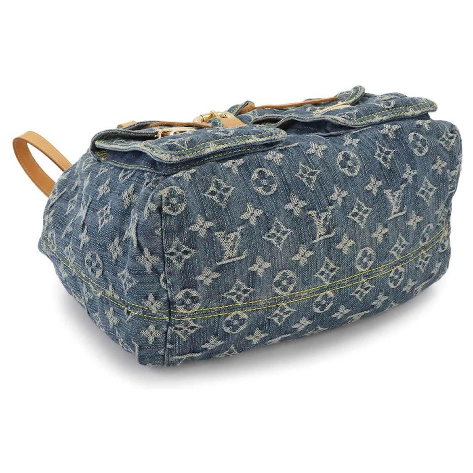 Louis Vuitton Monogram Denim Sac A Dos GM Backpack Blue ref.2408163