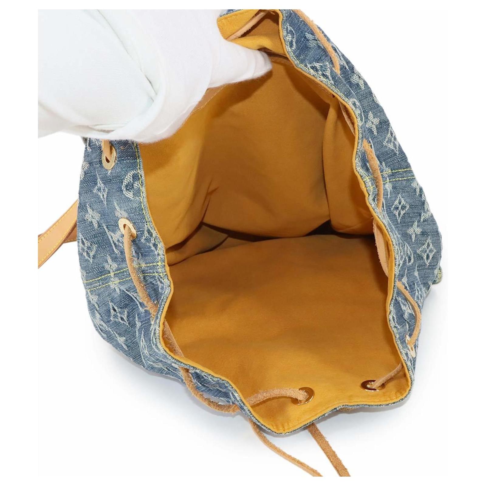 Louis Vuitton Monogram Denim Sac A Dos GM Backpack Blue ref.2408163