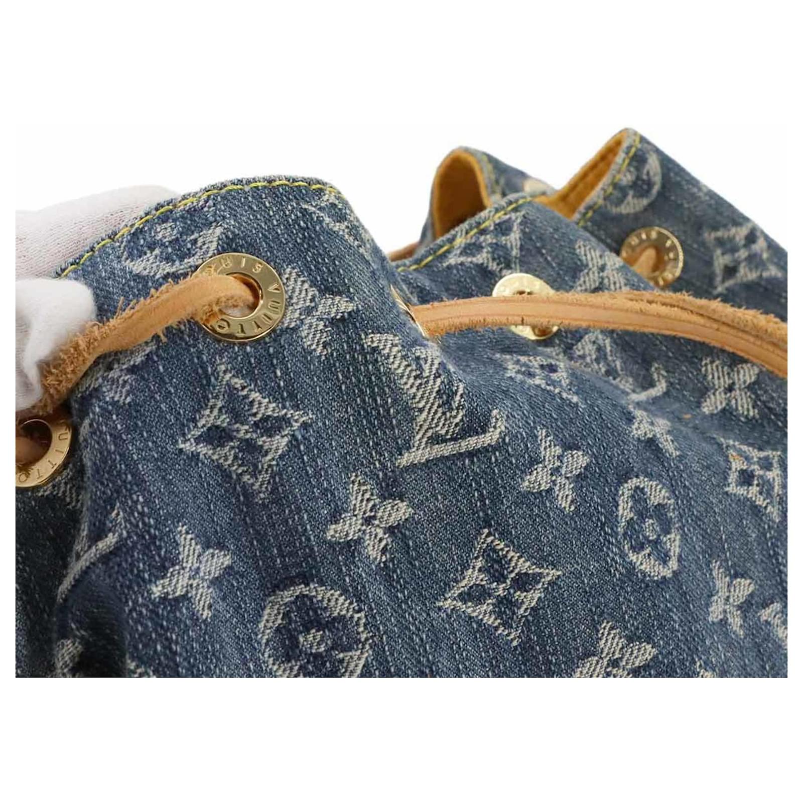 Louis Vuitton Monogram Denim Sac A Dos GM Backpack Blue ref.2408163