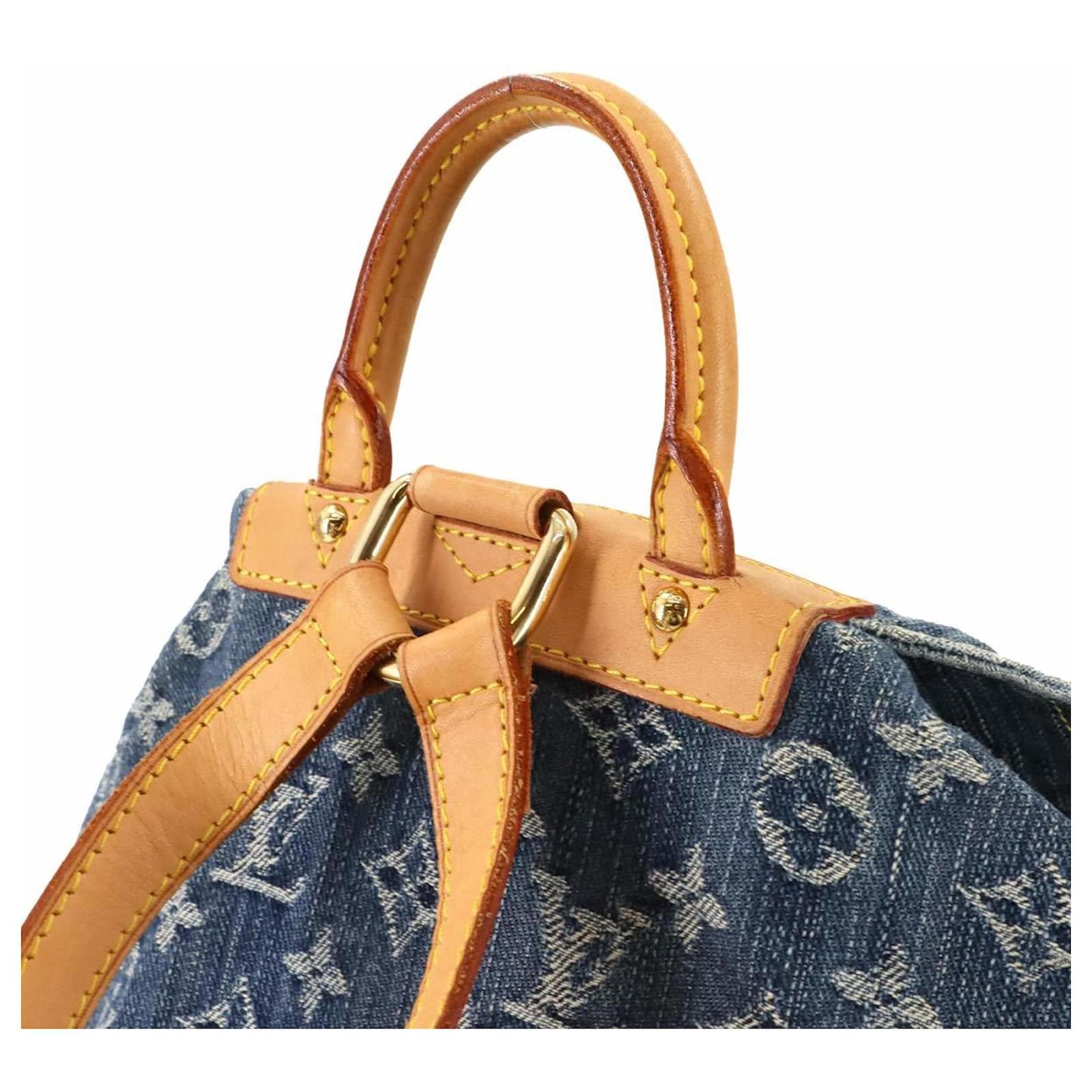 Louis Vuitton Monogram Denim Sac A Dos GM Backpack Blue ref.2408163