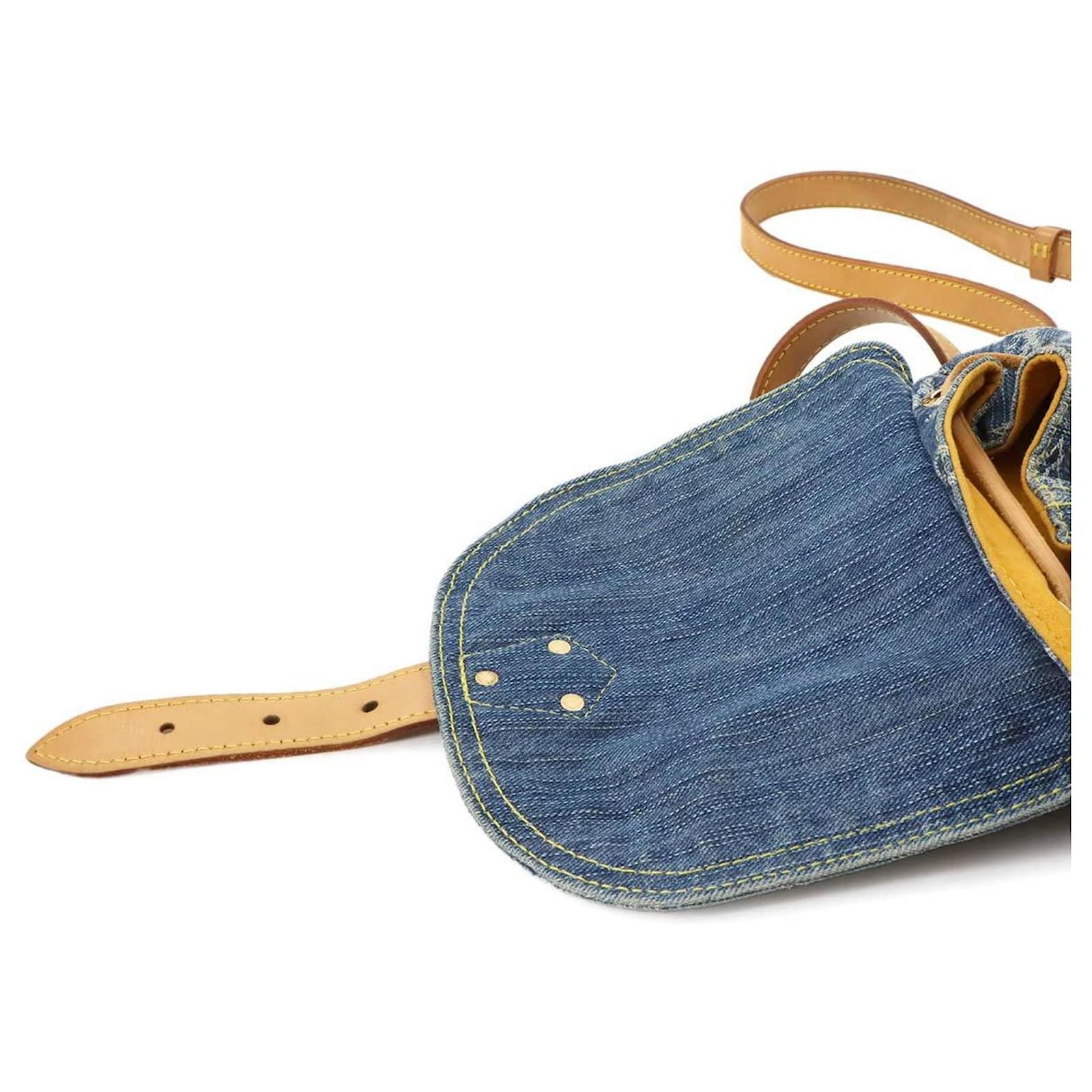 Louis Vuitton Monogram Denim Sac A Dos GM Backpack Blue ref.2408181