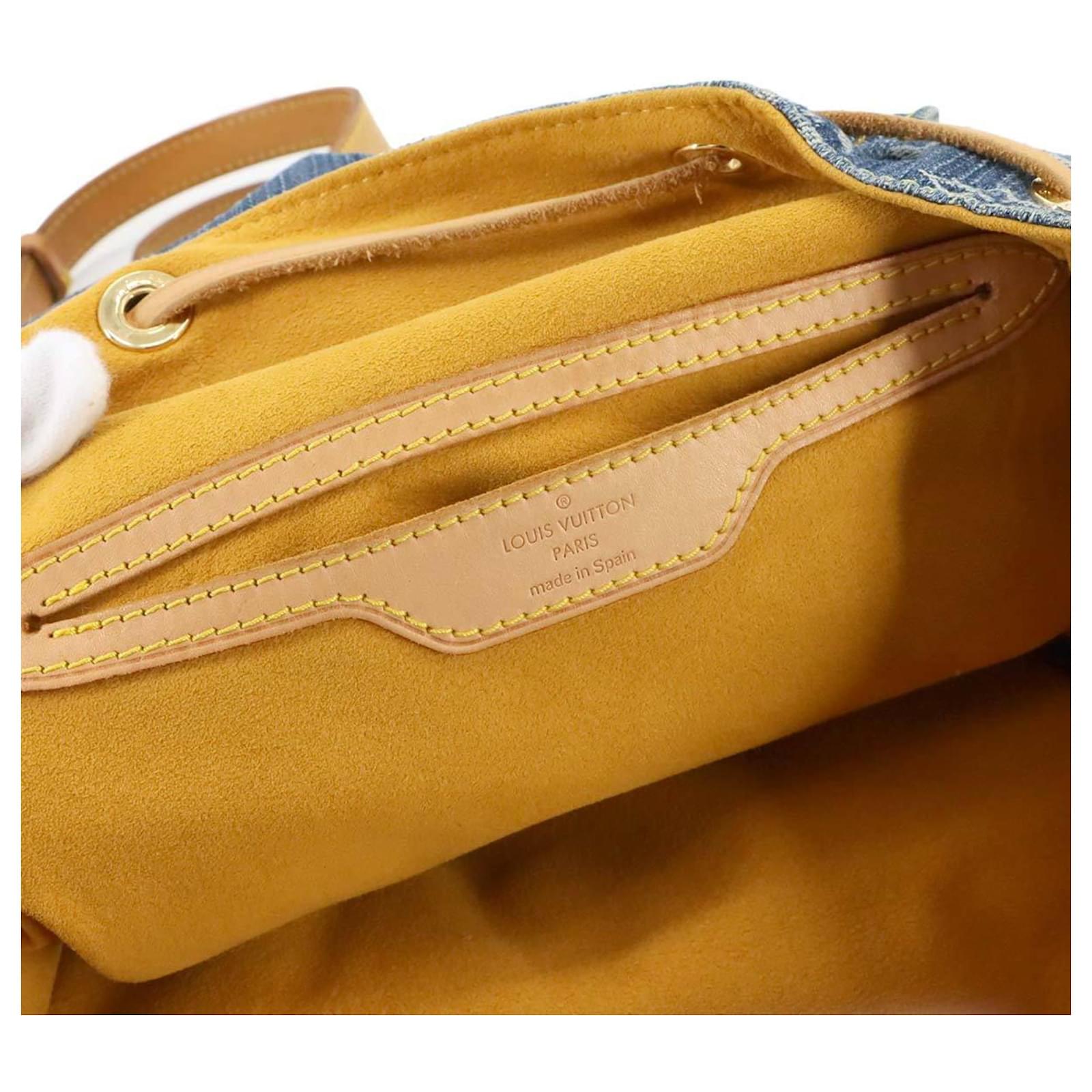 Louis Vuitton Monogram Denim Sac A Dos GM Backpack Blue ref.2408181