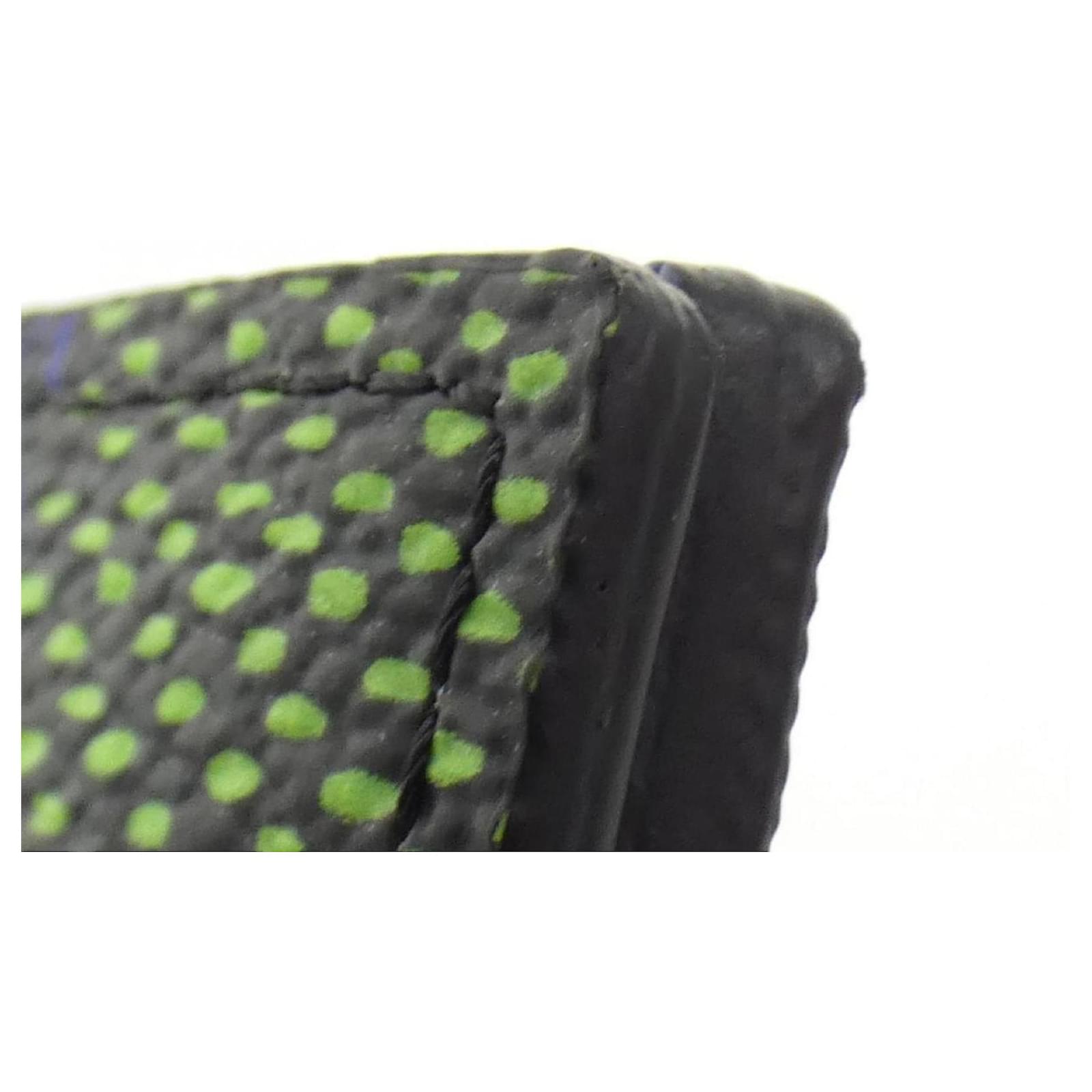 Louis Vuitton Damier Heritage Passport Cover Blue Green Cloth  ref.2408591