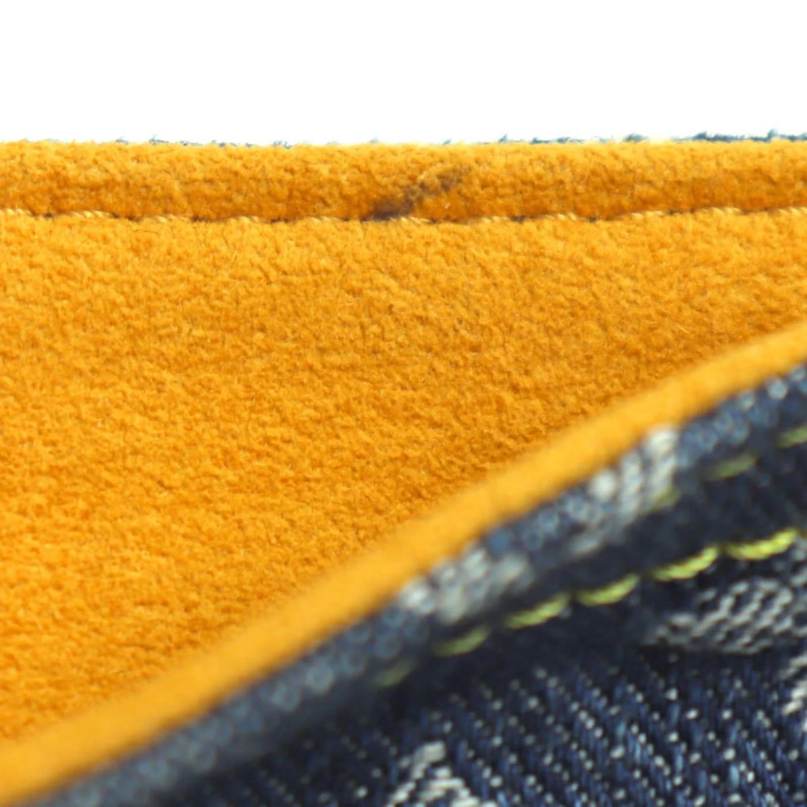 Louis Vuitton Pochette Plat Clutch Bag Blue Denim ref.2409658