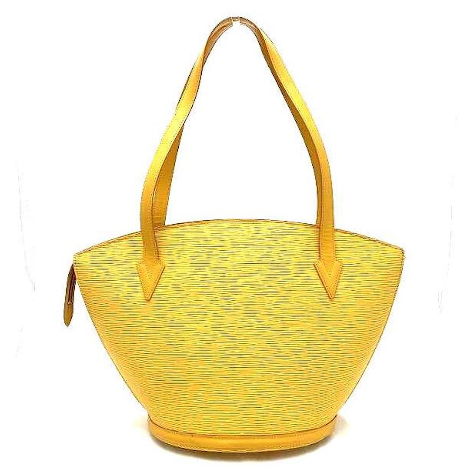 Louis Vuitton Saint Jacques Epi 2way bag Blue Leather ref.2410392