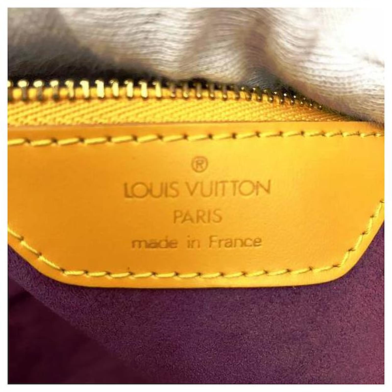 Louis Vuitton Saint Jacques Epi 2way bag Blue Leather ref.2410392