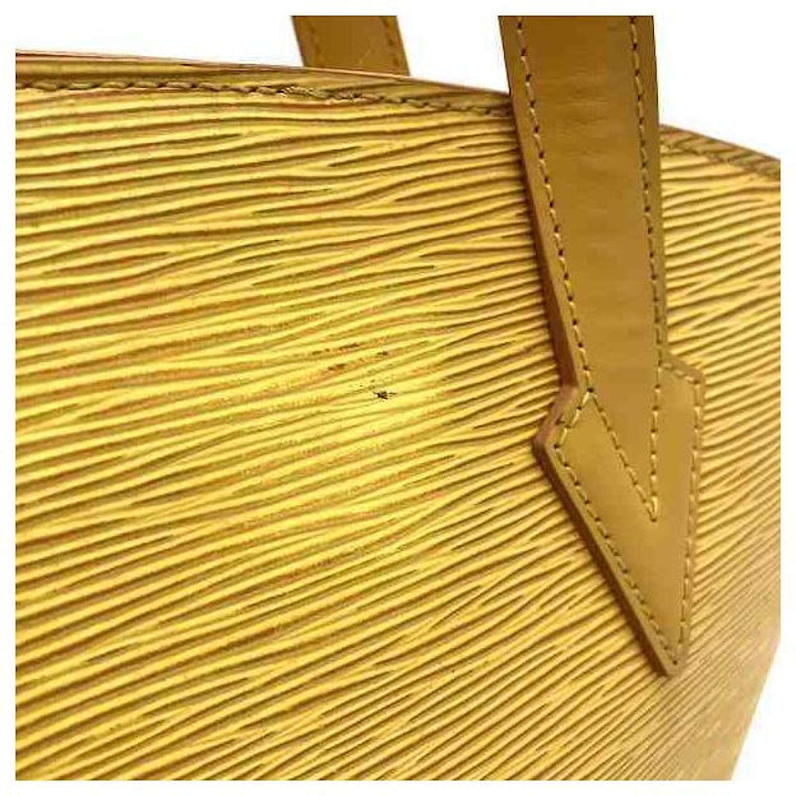 Louis Vuitton Saint Jacques Epi 2way bag Blue Leather ref.2410392