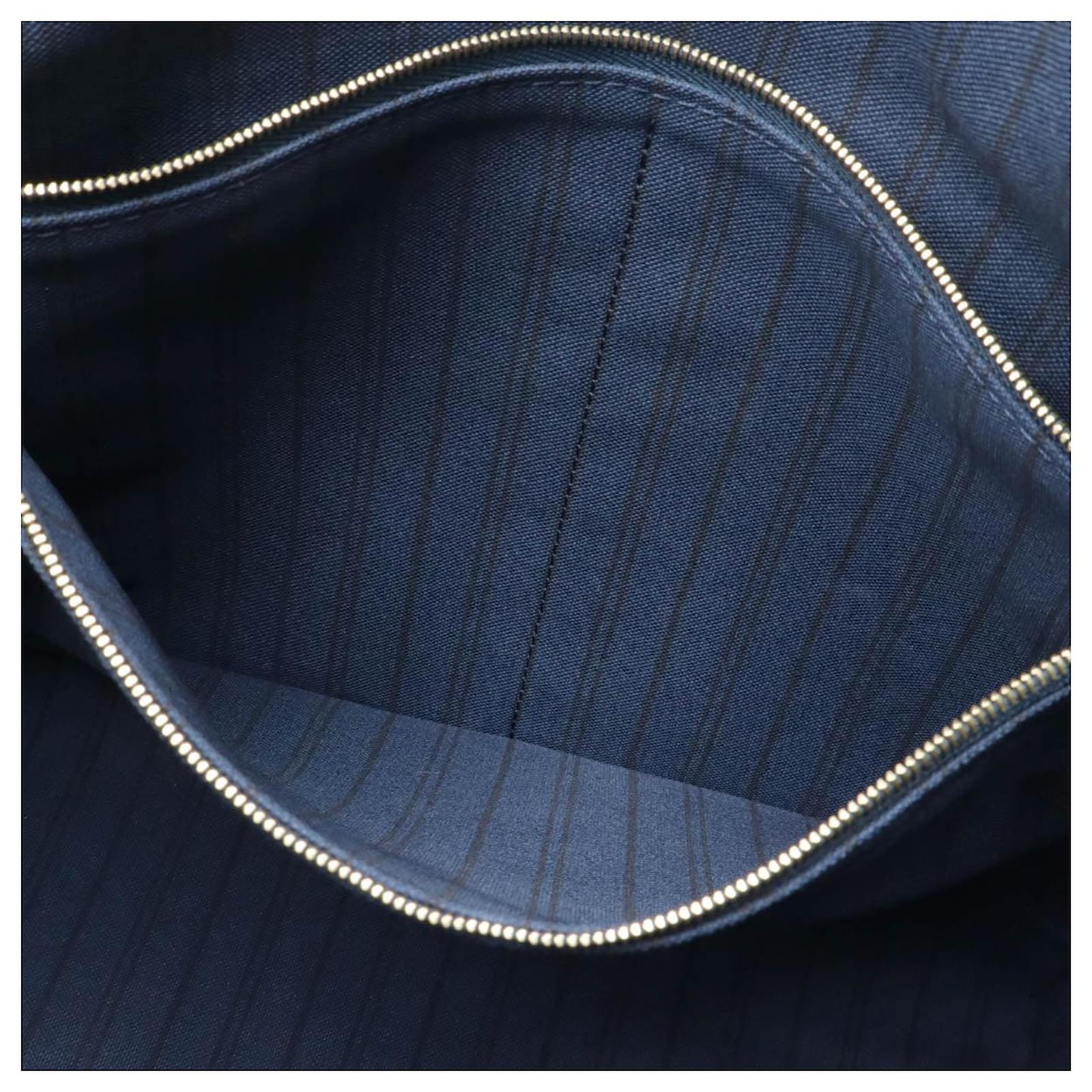 Louis Vuitton Monogram Empreinte Lumineuse PM Tote Bag Blue Leather Pony-style calfskin ref.2410622