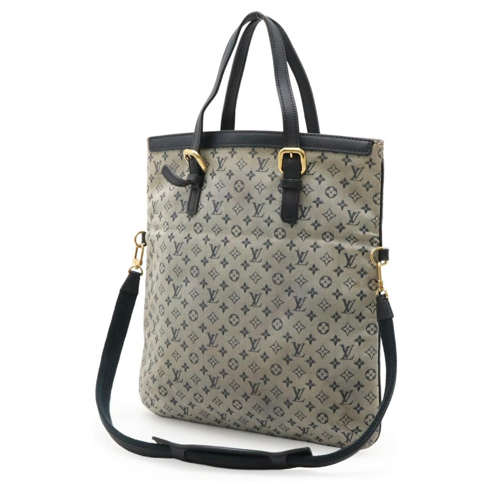 Louis Vuitton Monogram Mini Francois Tote Bag Blue Cloth ref.2410711