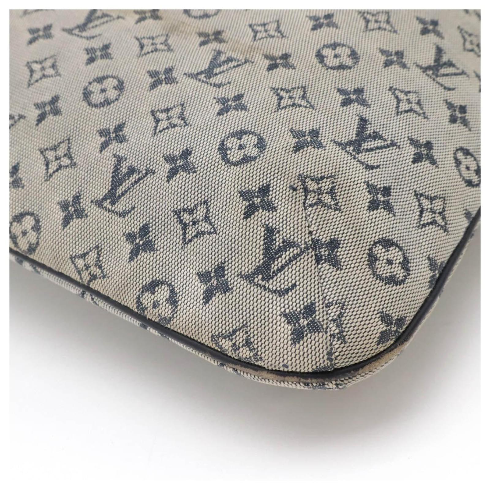 Louis Vuitton Monogram Mini Francois Tote Bag Blue Cloth ref.2410711