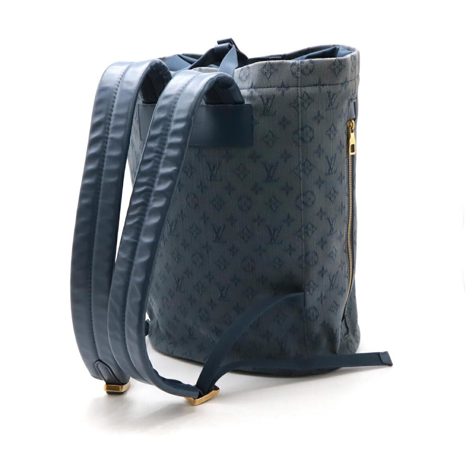Louis Vuitton Chalk Monogram Denim 2way Backpack Blue ref.2411359