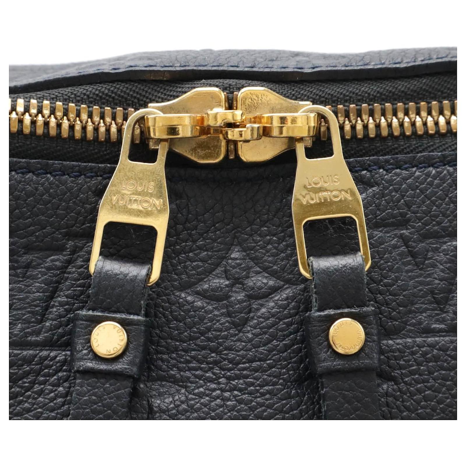 Louis Vuitton Monogram Empreinte Lumineuse PM Tote Blue Leather Pony-style calfskin ref.2411583