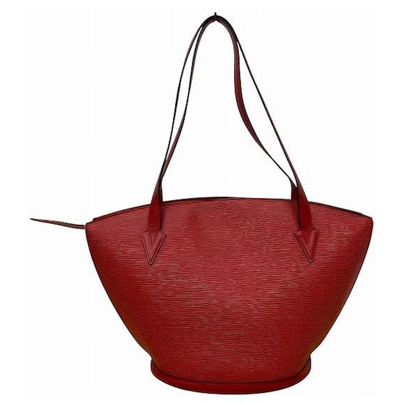 Louis Vuitton Saint Jacques Epi Tote Bag Blue Leather ref.2412552