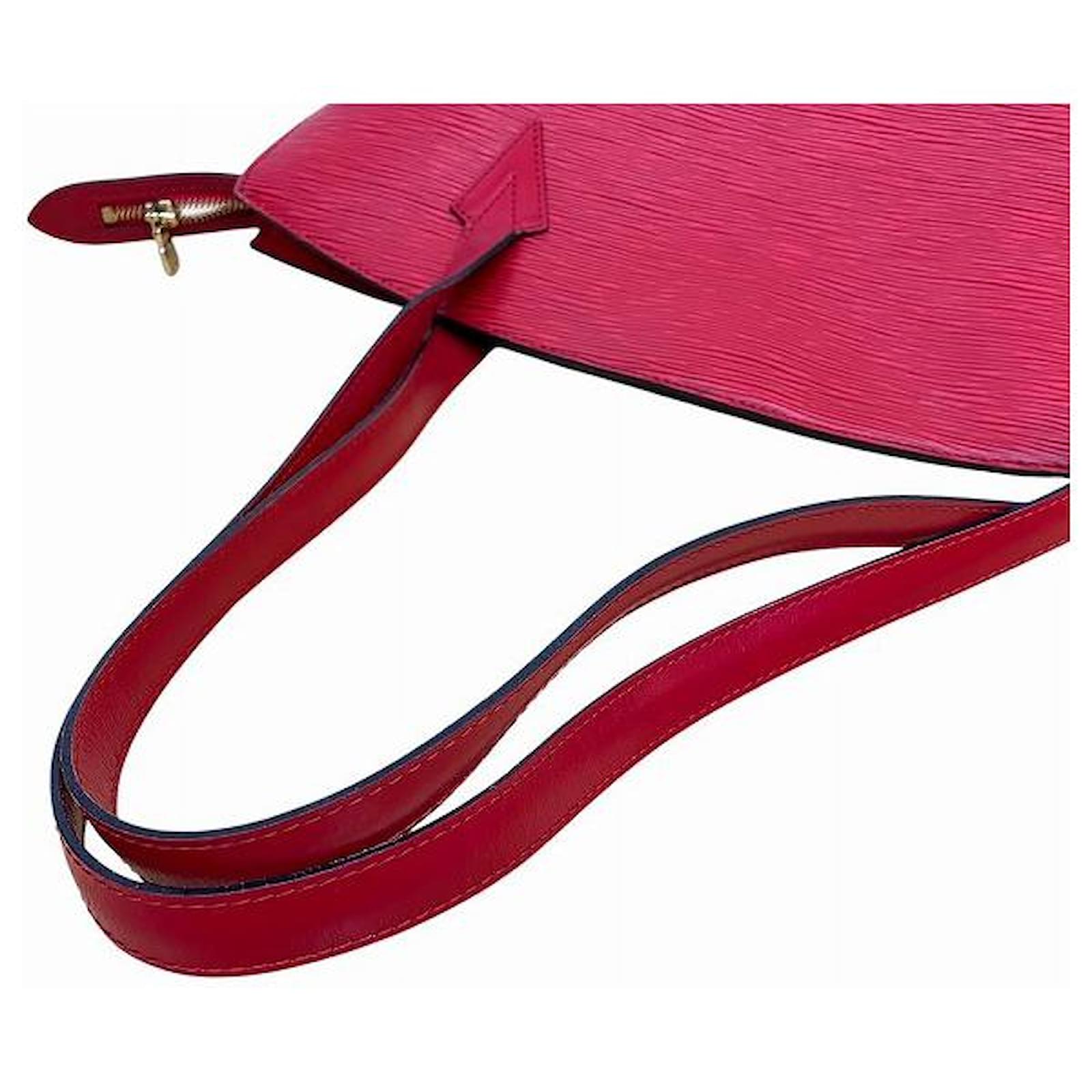 Louis Vuitton Saint Jacques Epi Tote Bag Blue Leather ref.2412552