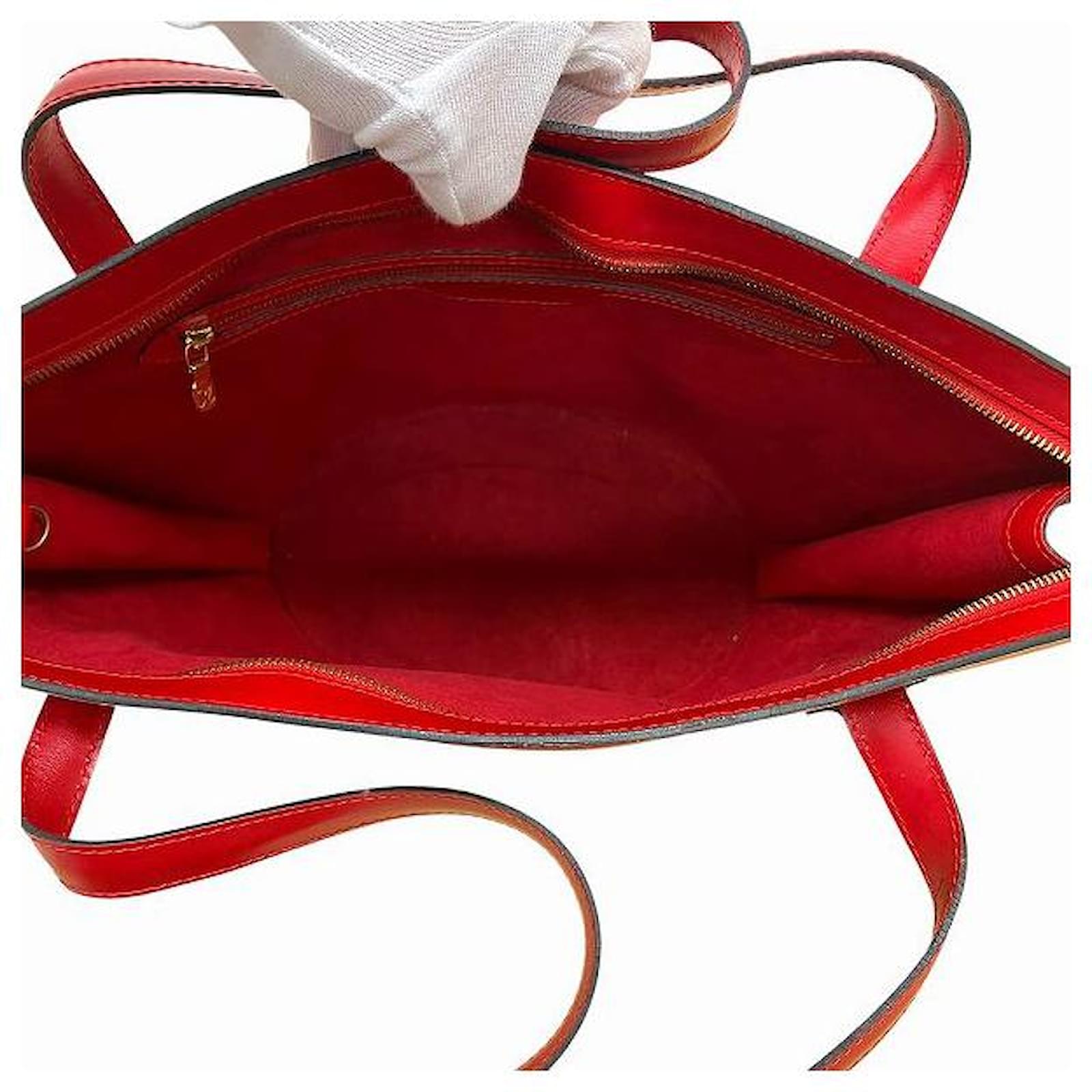 Louis Vuitton Saint Jacques Epi Tote Bag Blue Leather ref.2412552