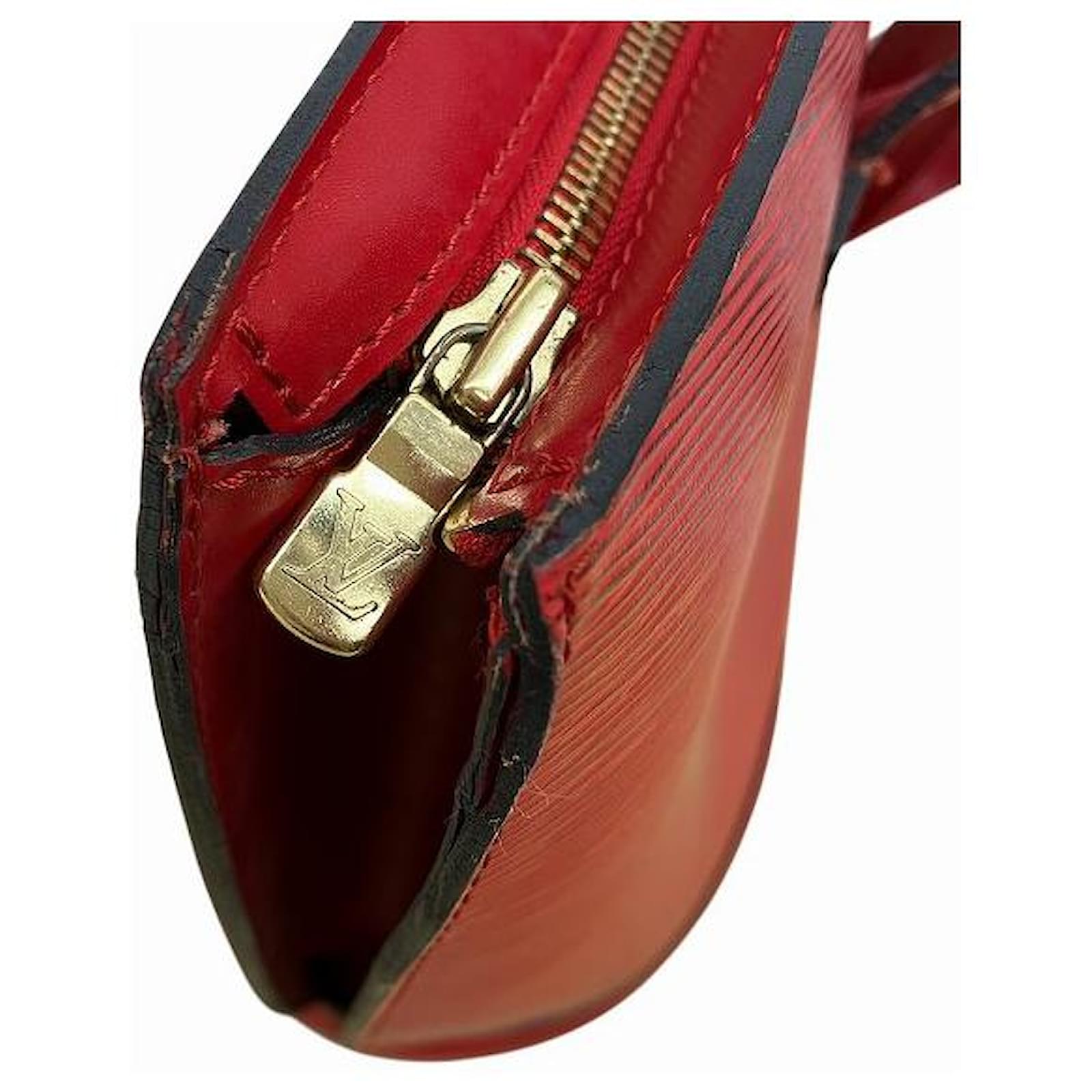 Louis Vuitton Saint Jacques Epi Tote Bag Blue Leather ref.2412552