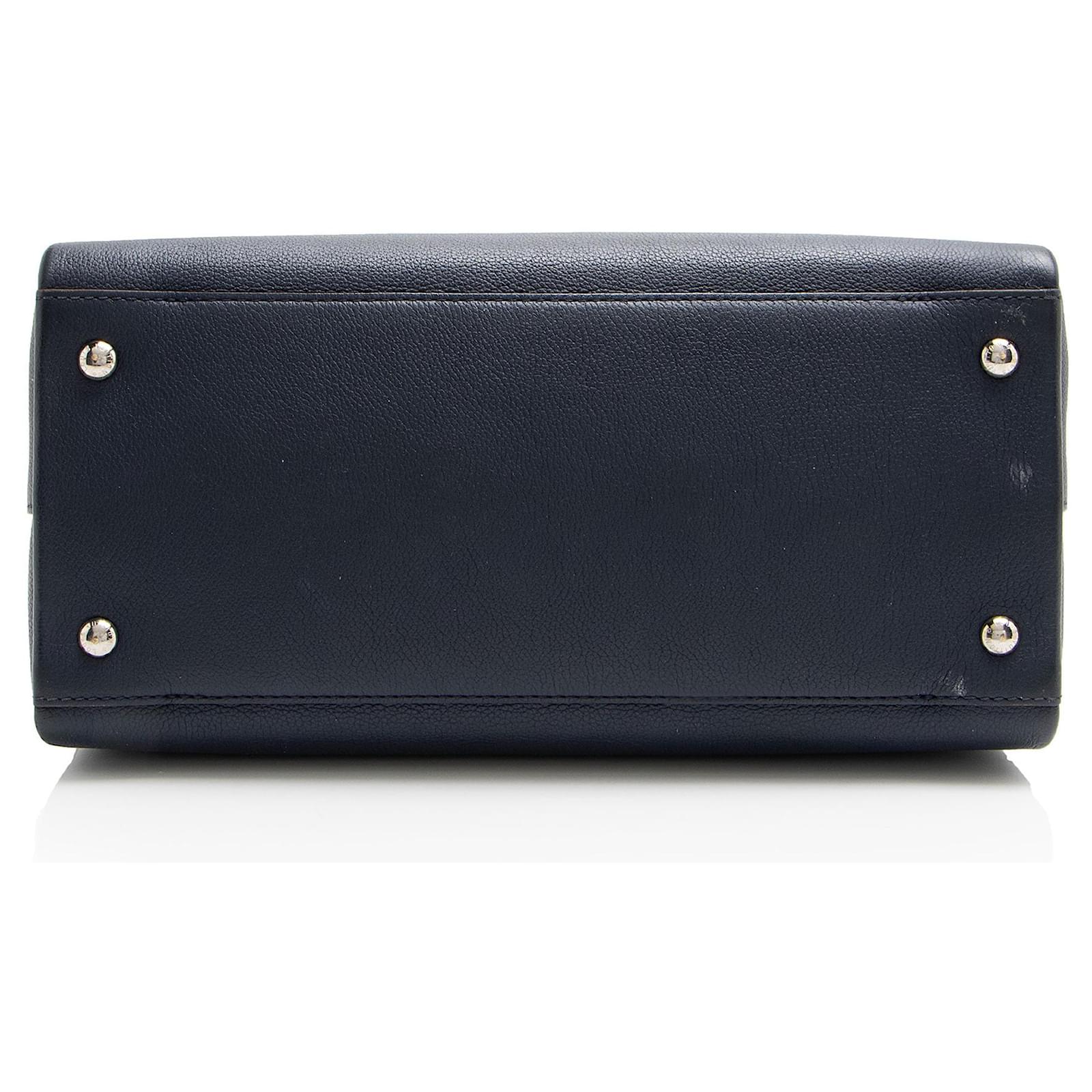 Louis Vuitton Calfskin Lockmeto Tote Blue Leather Pony-style calfskin ref.2413079