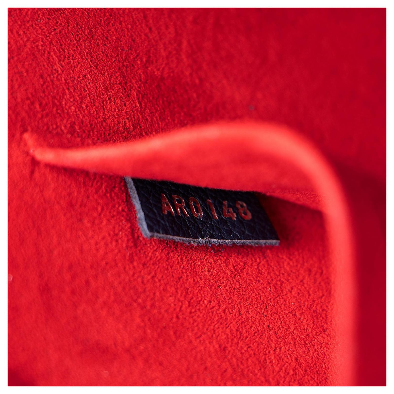 Louis Vuitton Calfskin Lockmeto Tote Blue Leather Pony-style calfskin ref.2413079