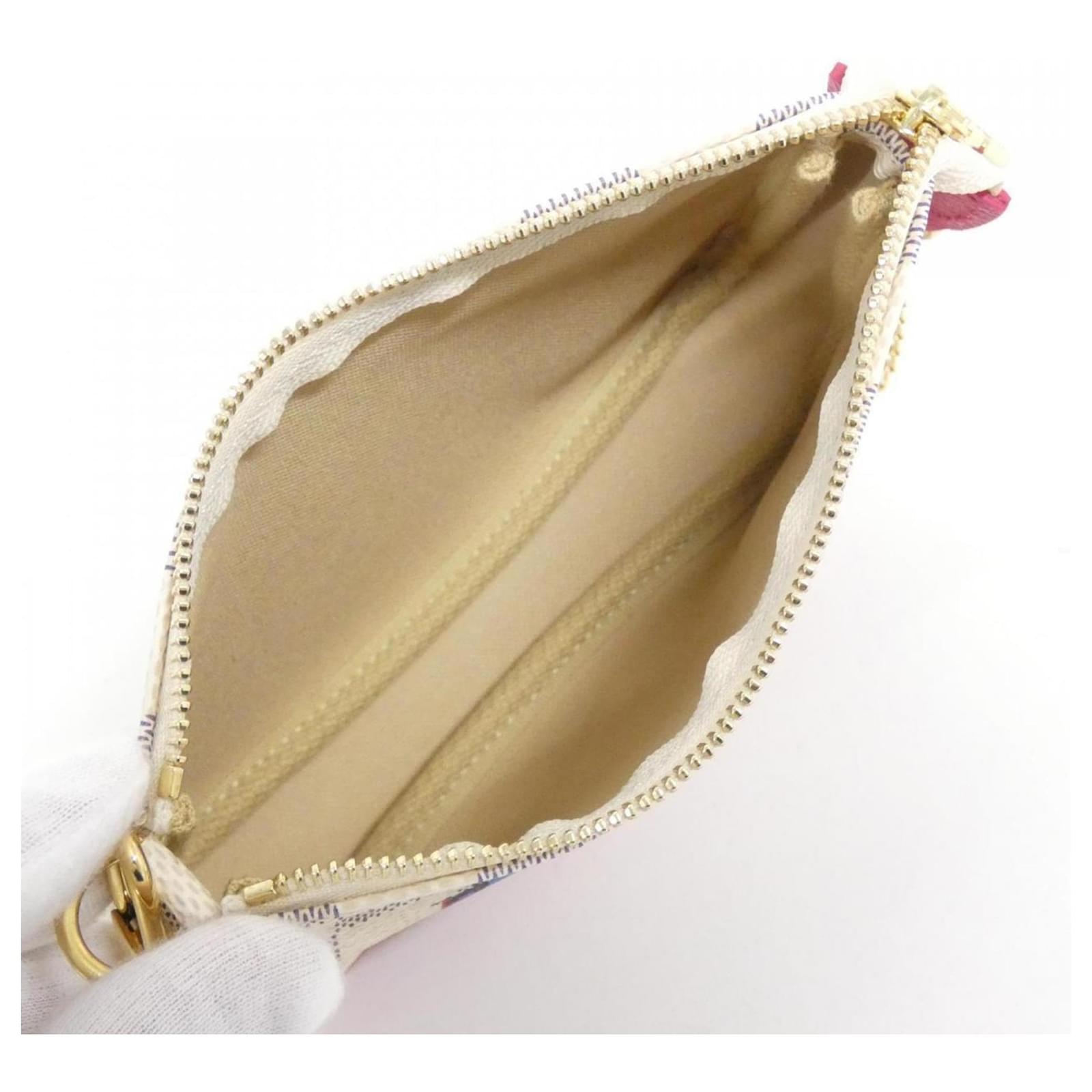 Louis Vuitton Damier Azur Mini Pochette Accessoires Blue Cloth ref.2415262