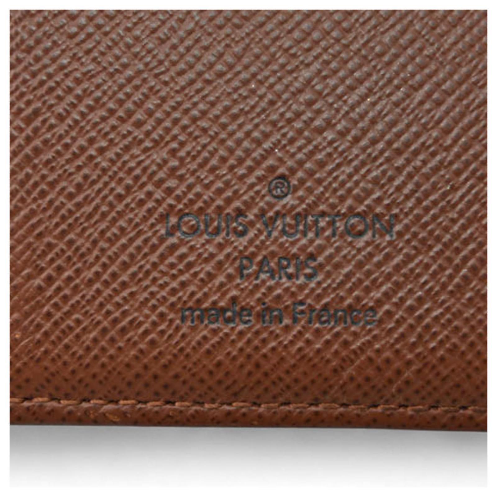 Louis Vuitton Monogram Bi-Fold Wallet Brown Patent leather  ref.2416001