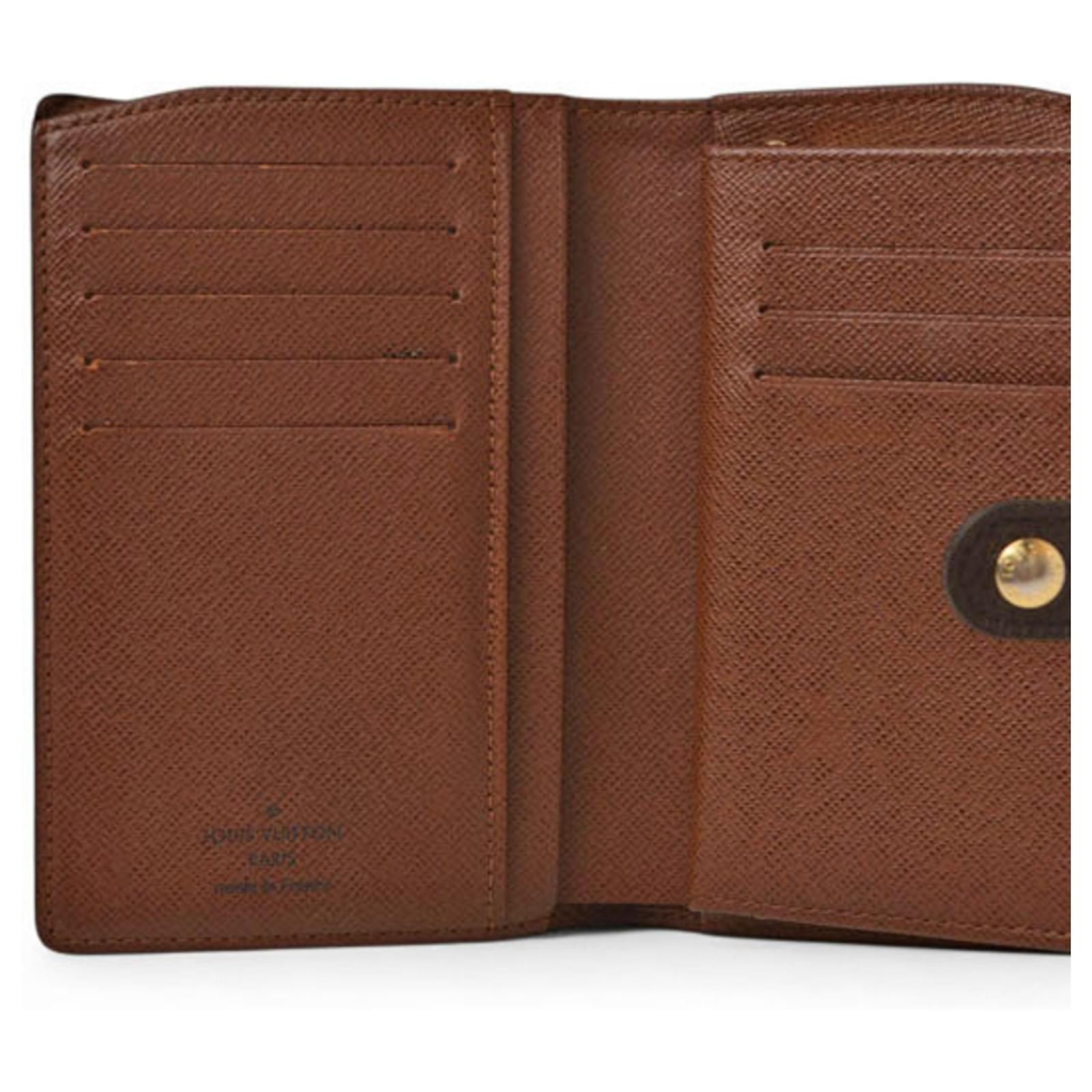 Louis Vuitton Monogram Bi-Fold Wallet Brown Patent leather  ref.2416001