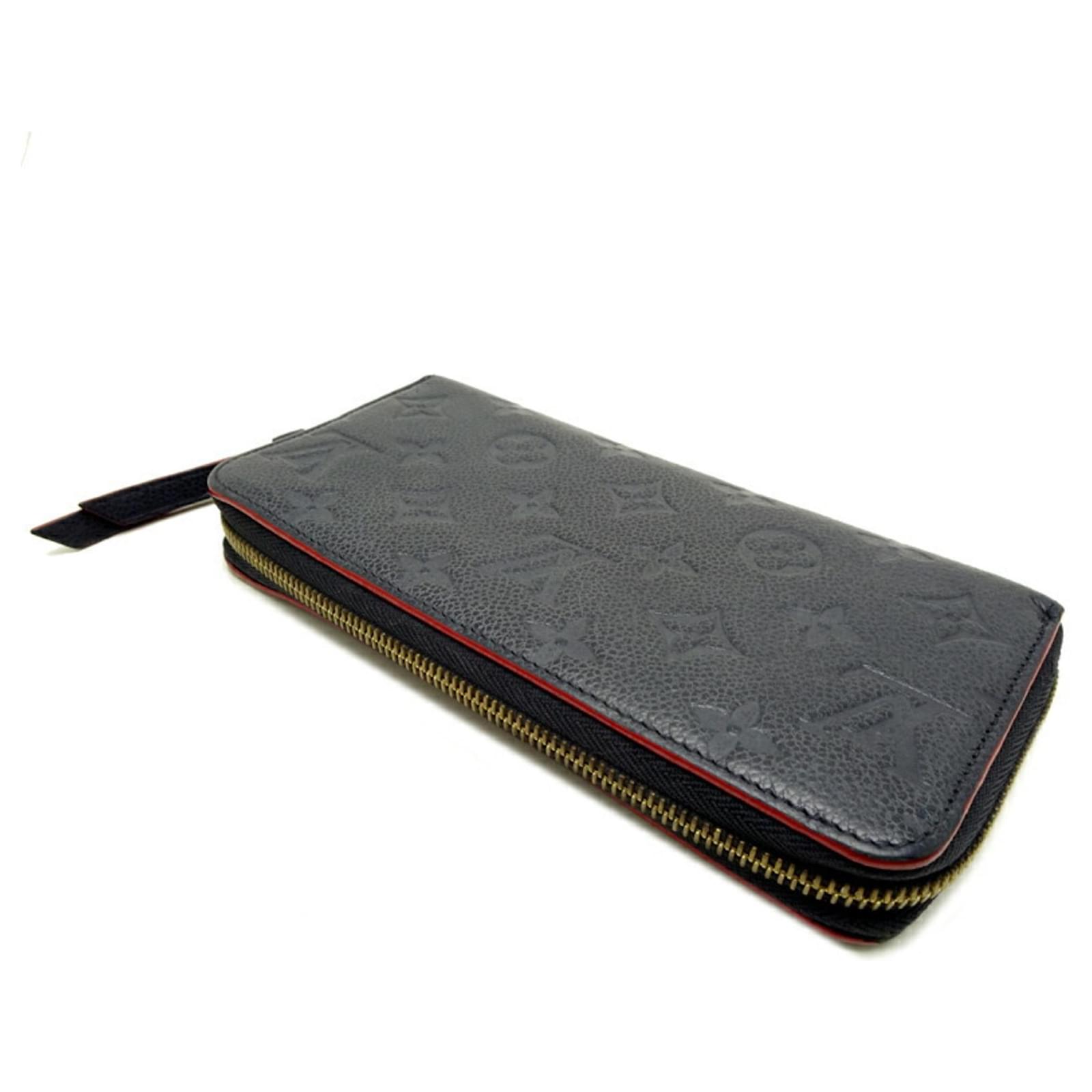 Louis Vuitton Zippy Wallet Red Navy blue Cloth  ref.2416807