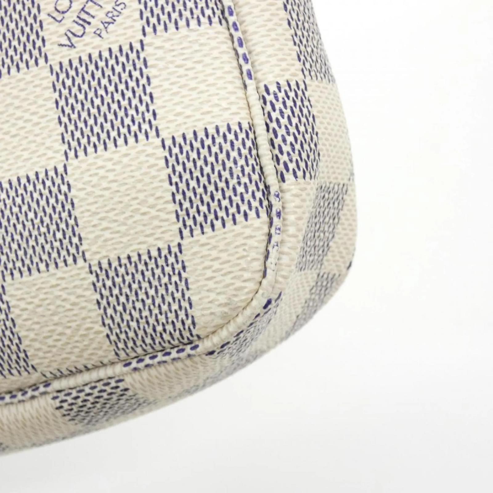 Louis Vuitton Damier Azur Pochette Accessoires Blue Cloth ref.2416858