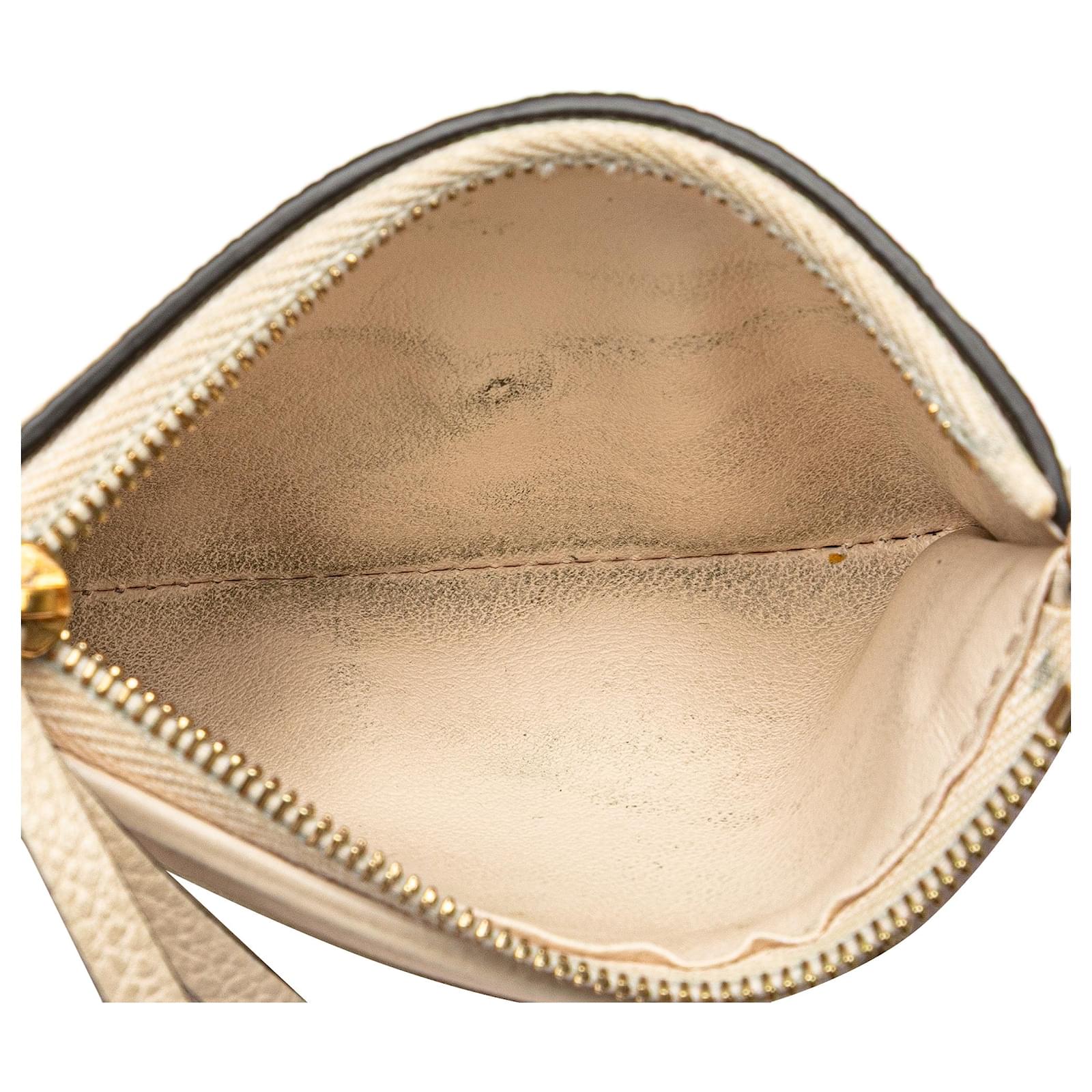 Louis Vuitton Brown Monogram Empreinte Victorine Wallet Beige Leather Cloth  ref.2417044
