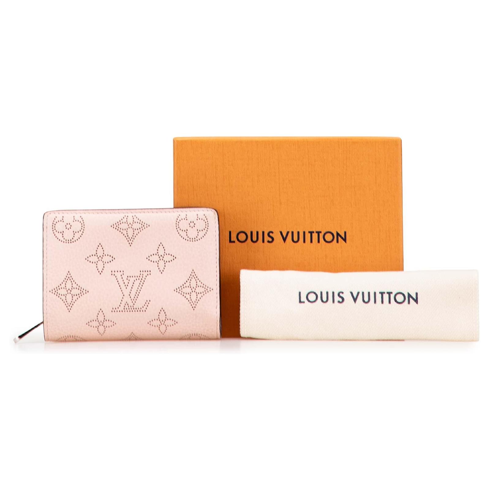 Louis Vuitton Pink Monogram Mahina Clea Wallet Leather Pony-style calfskin  ref.2417102