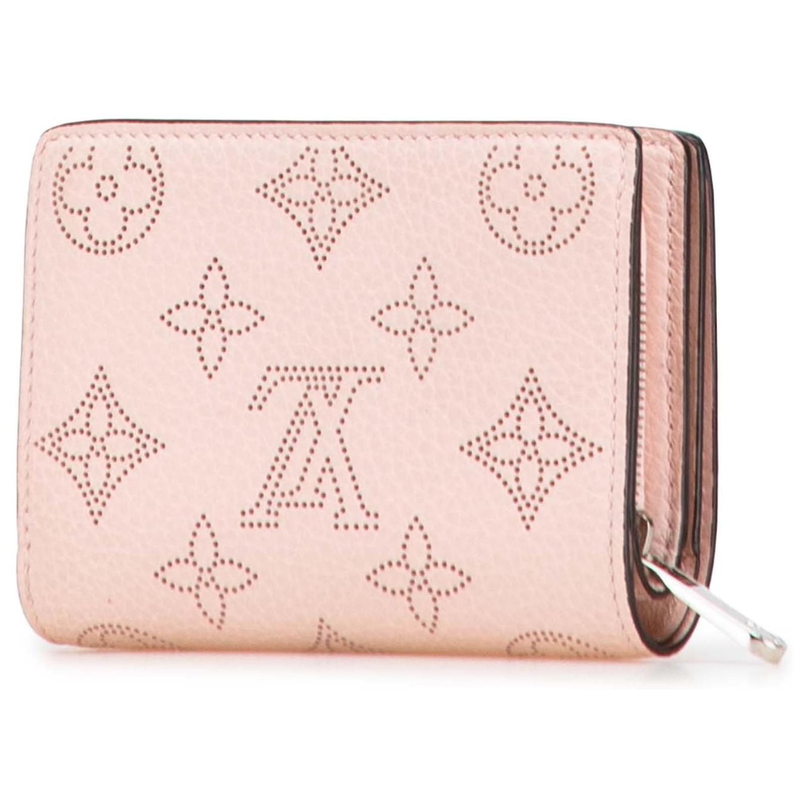 Louis Vuitton Pink Monogram Mahina Clea Wallet Leather Pony-style calfskin  ref.2417102