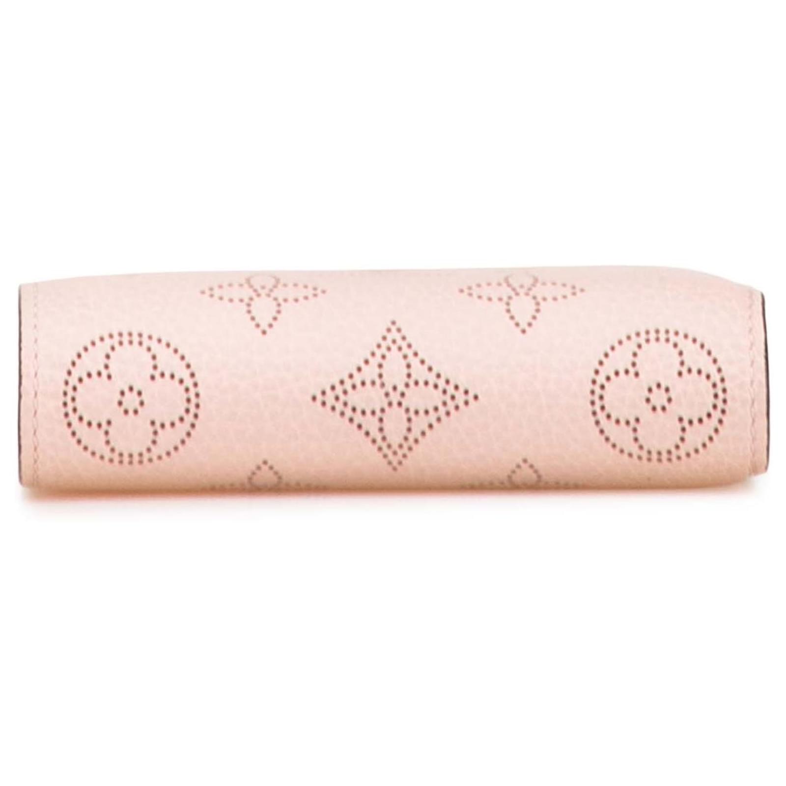 Louis Vuitton Pink Monogram Mahina Clea Wallet Leather Pony-style calfskin  ref.2417102