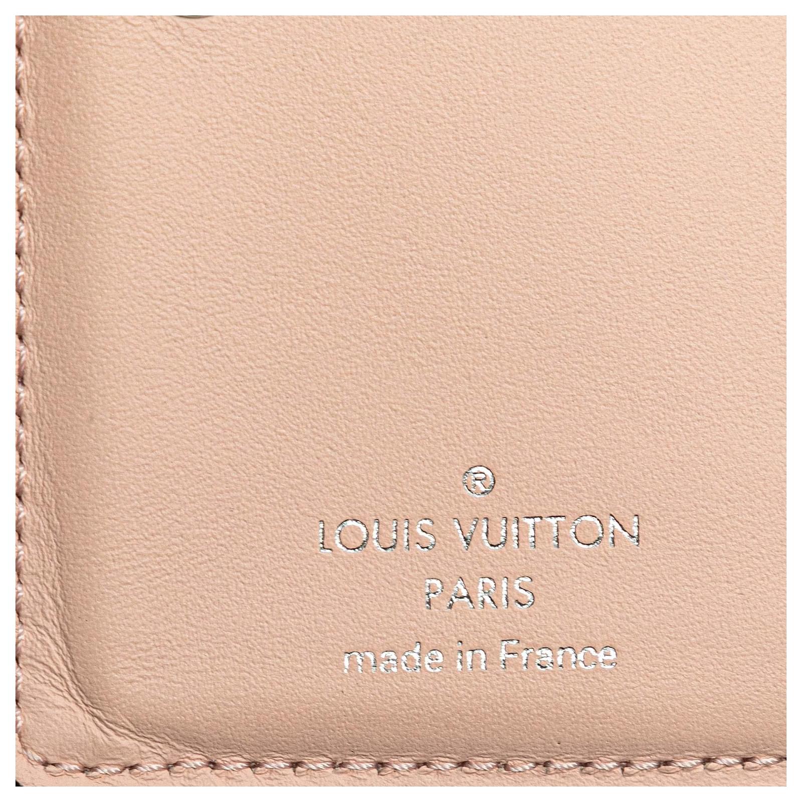 Louis Vuitton Pink Monogram Mahina Clea Wallet Leather Pony-style calfskin  ref.2417102