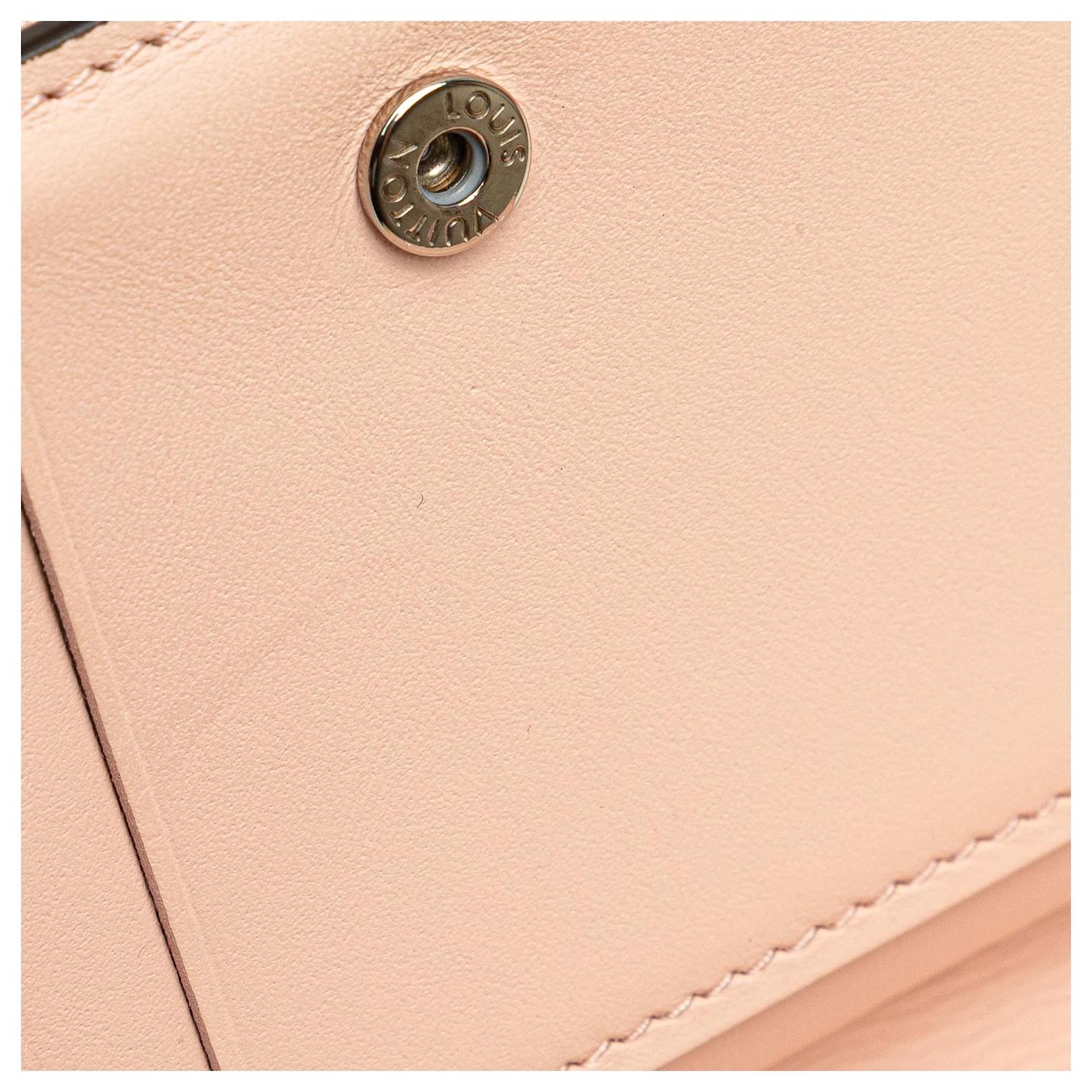 Louis Vuitton Pink Monogram Mahina Clea Wallet Leather Pony-style calfskin  ref.2417102