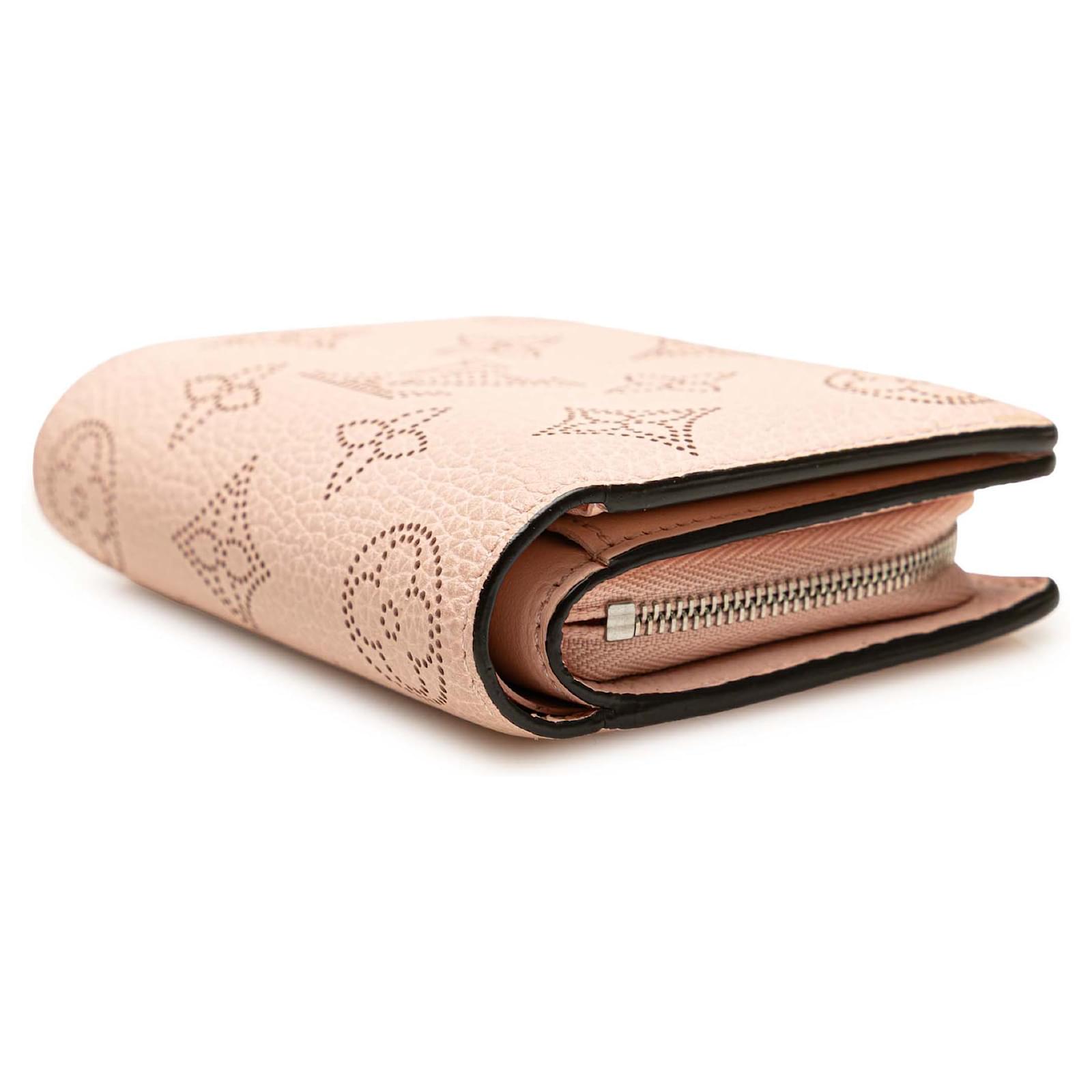 Louis Vuitton Pink Monogram Mahina Clea Wallet Leather Pony-style calfskin  ref.2417102