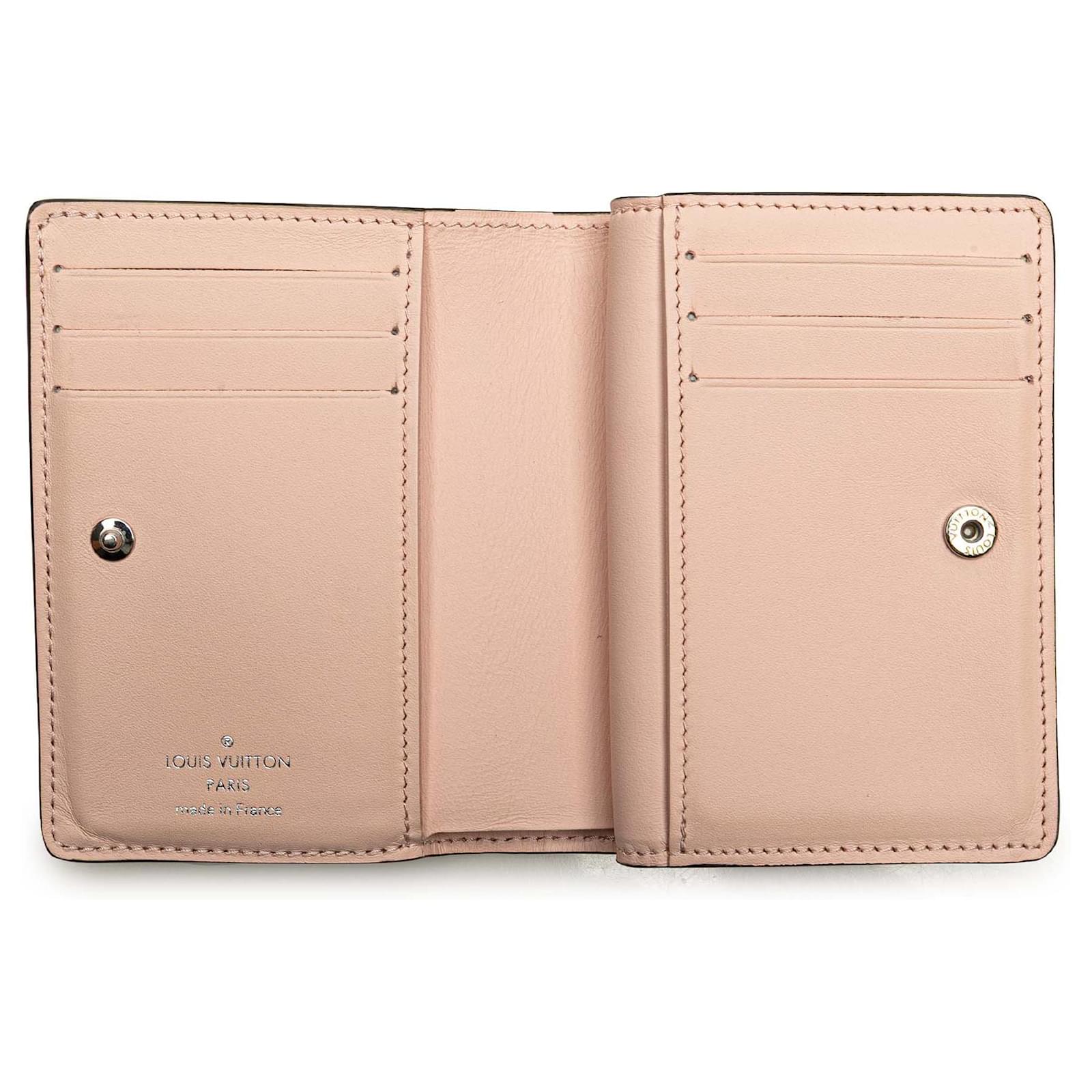Louis Vuitton Pink Monogram Mahina Clea Wallet Leather Pony-style calfskin  ref.2417102