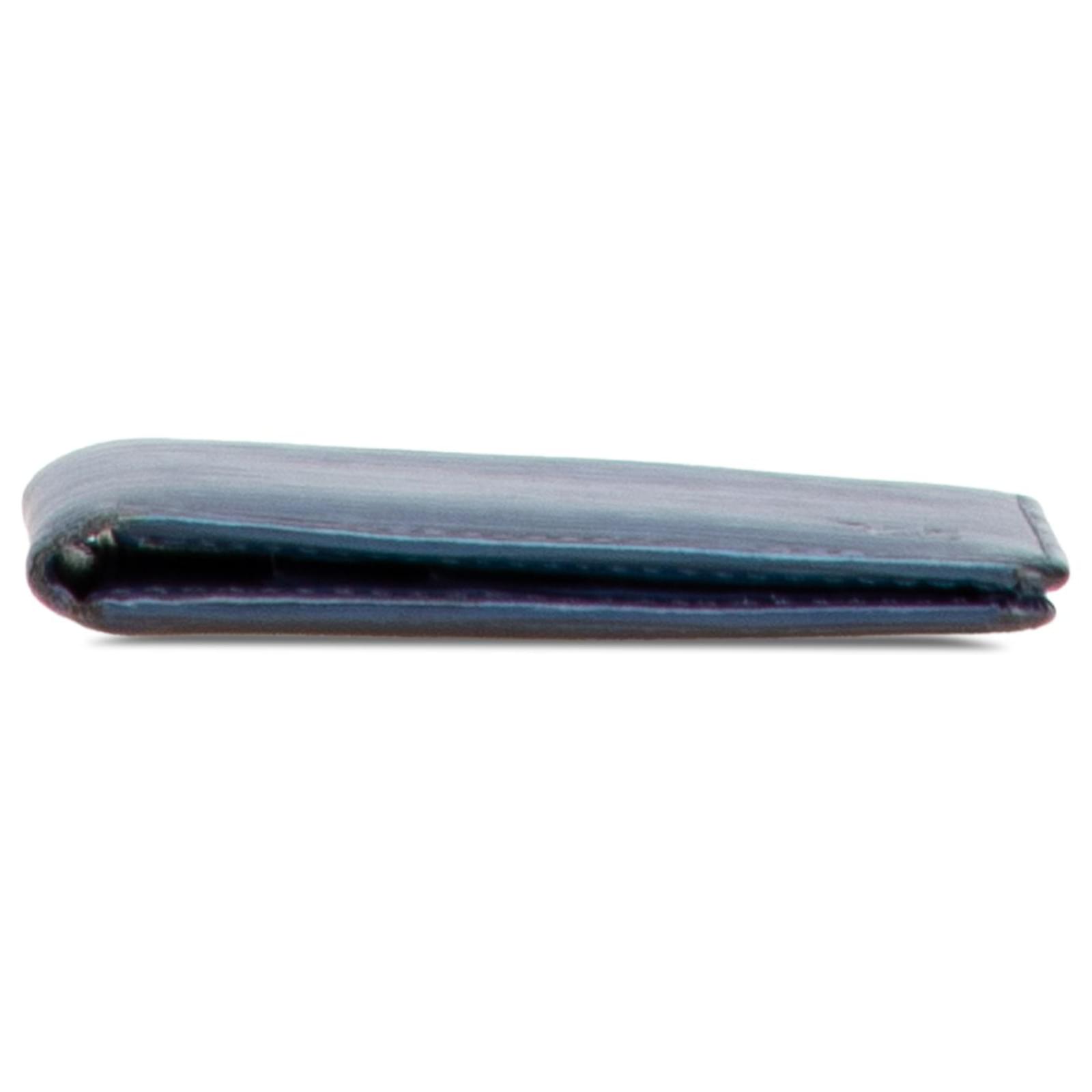 Louis Vuitton Blue Epi Bifold Wallet Leather  ref.2417154