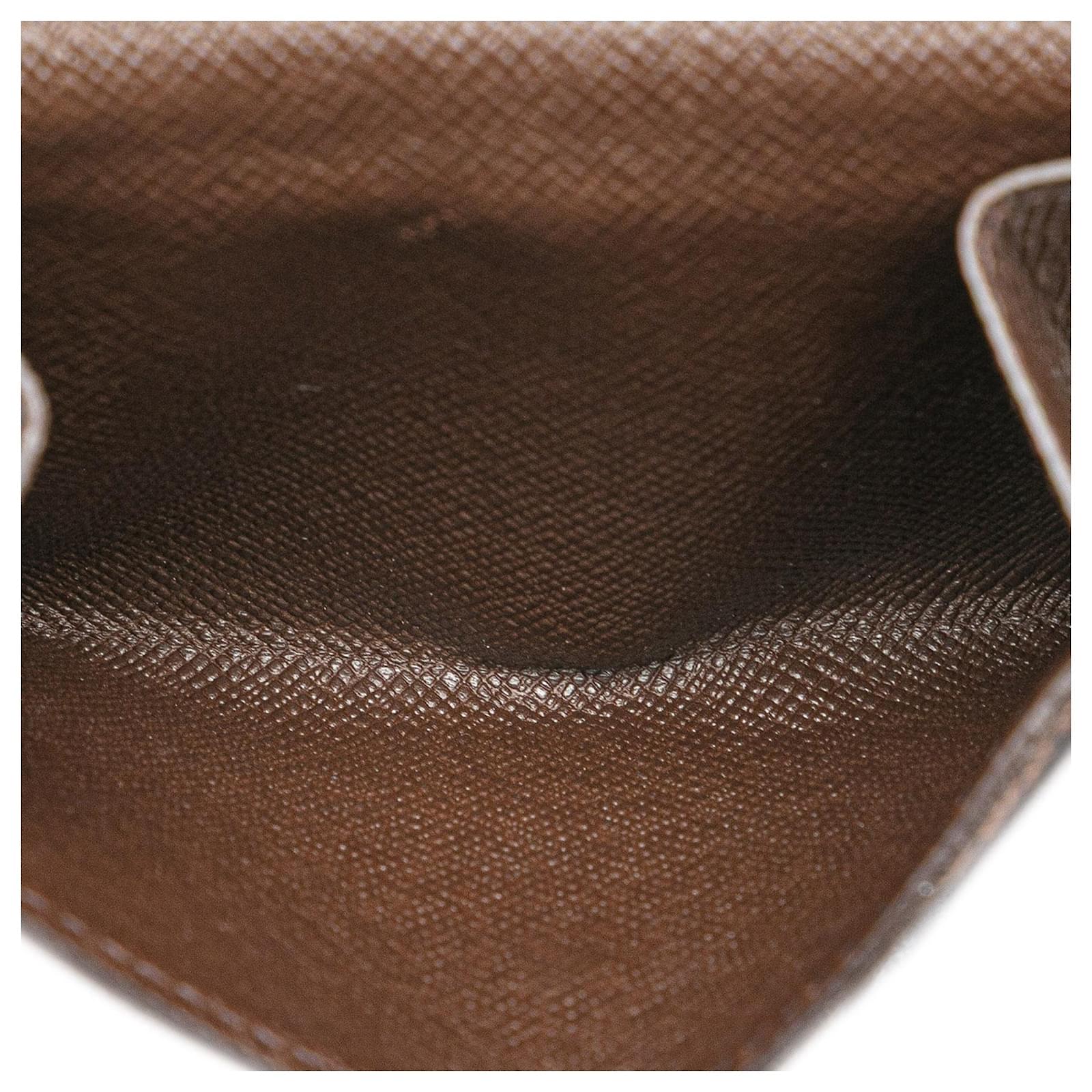 Louis Vuitton Brown Damier Ebene Ludlow Wallet Cloth  ref.2417235