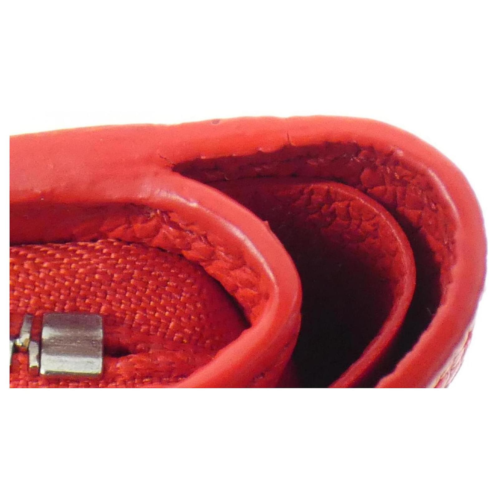 Louis Vuitton Portefeuille Claire M82103 Wallet Red Leather  ref.2417384