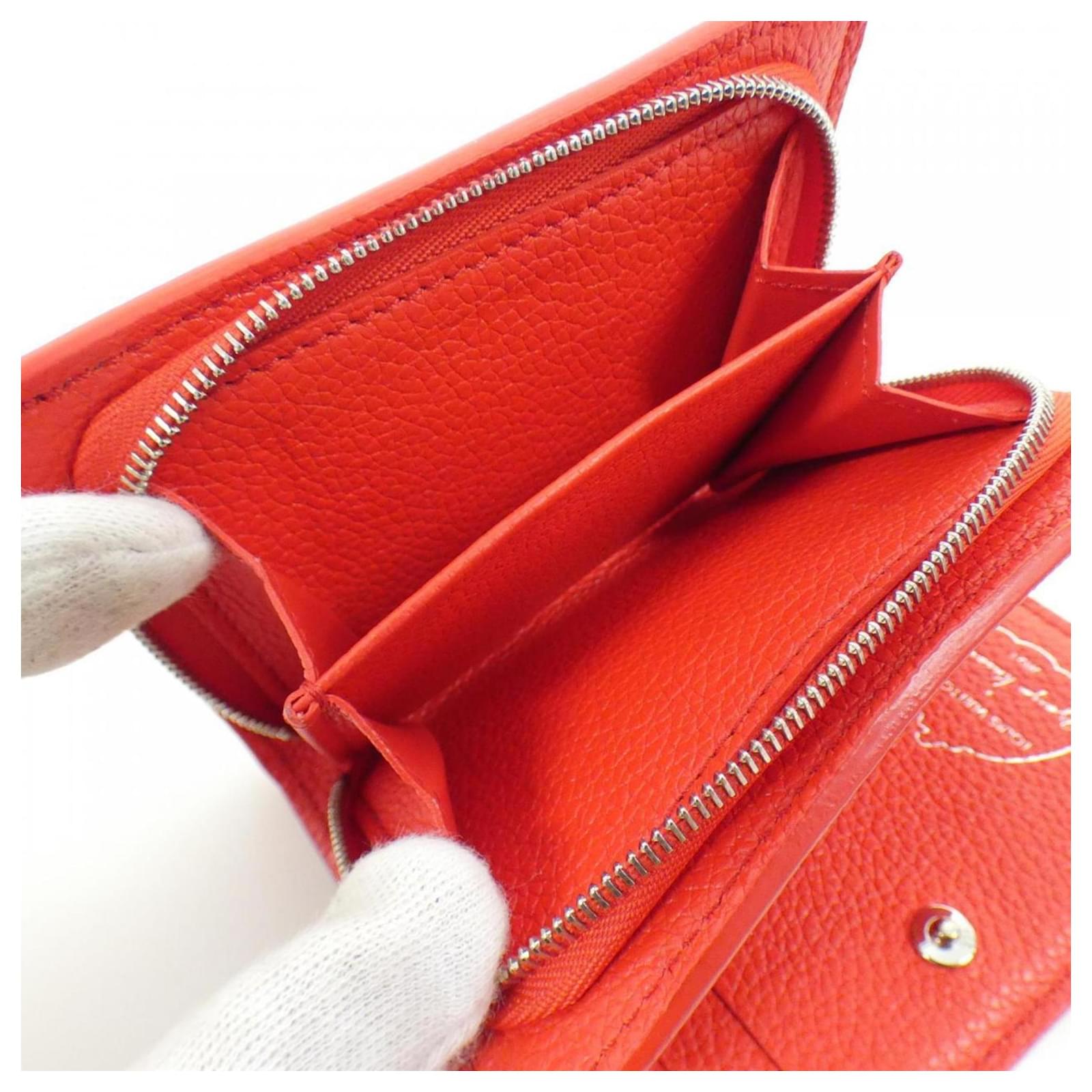 Louis Vuitton Portefeuille Claire M82103 Wallet Red Leather  ref.2417384