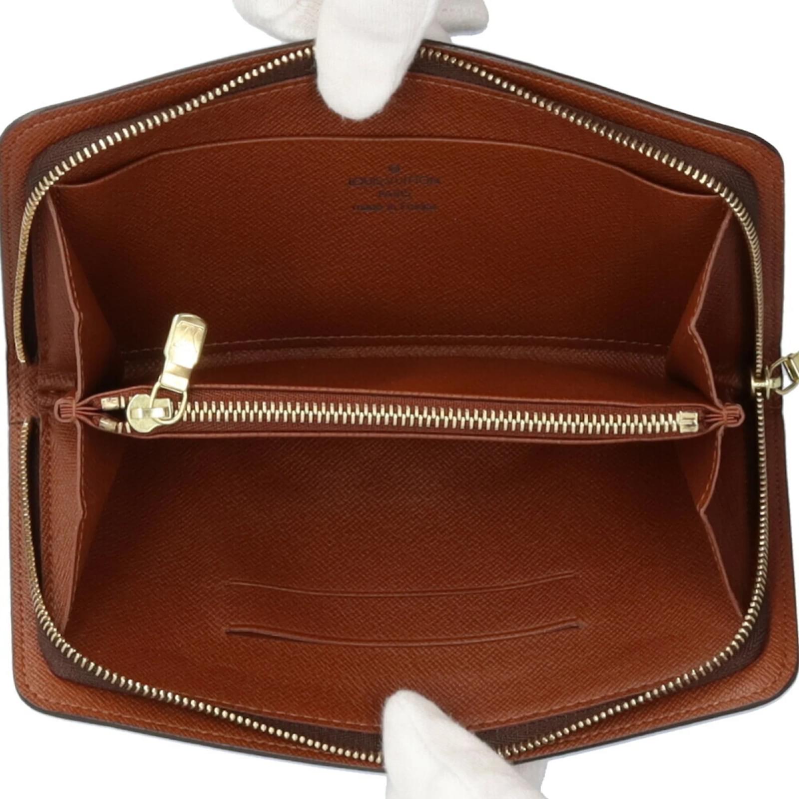 Louis Vuitton Monogram Long Wallet Brown Patent leather  ref.2417666