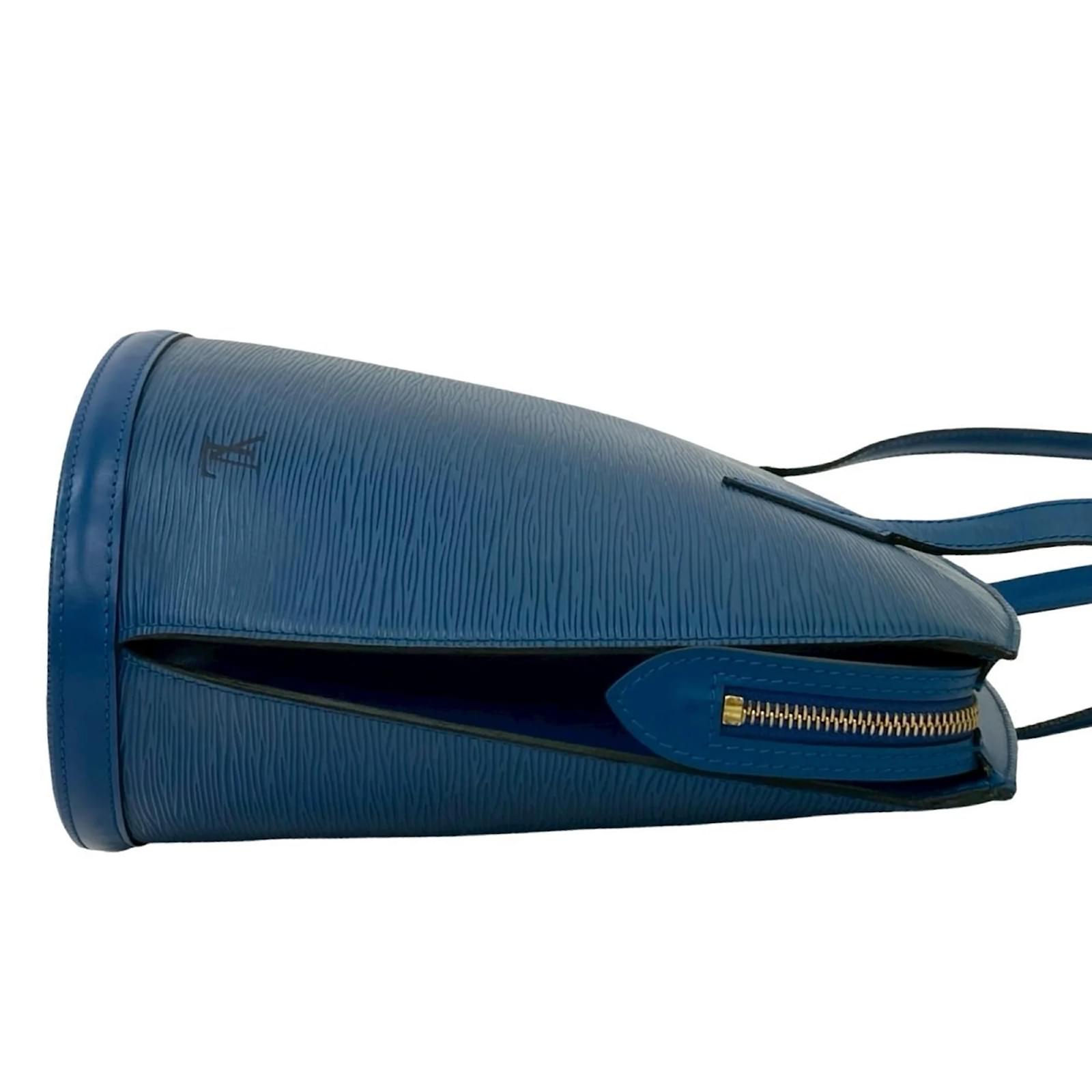 Louis Vuitton Saint-Jacques Shopping Tote Bag Blue Leather ref.2418735