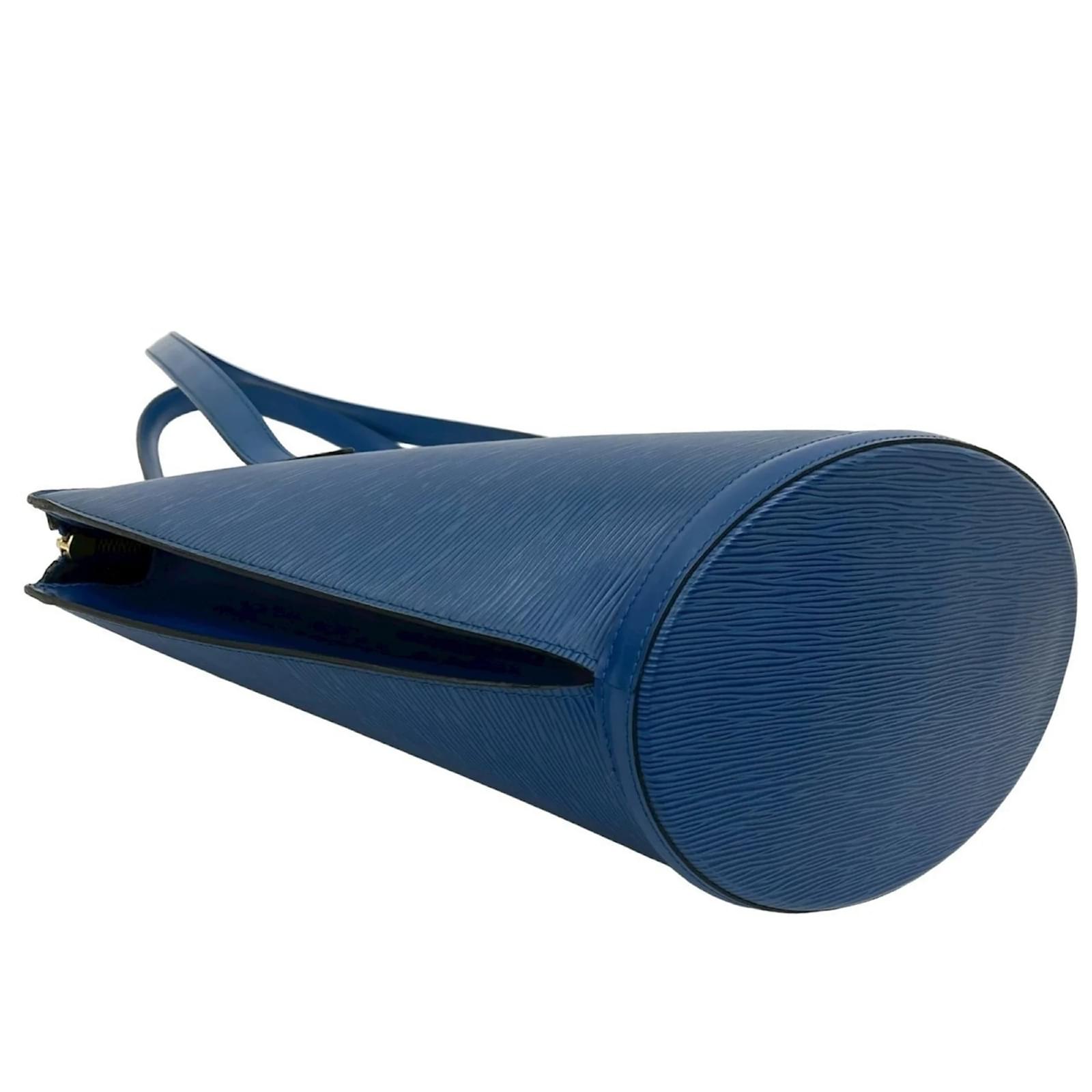 Louis Vuitton Saint-Jacques Shopping Tote Bag Blue Leather ref.2418735