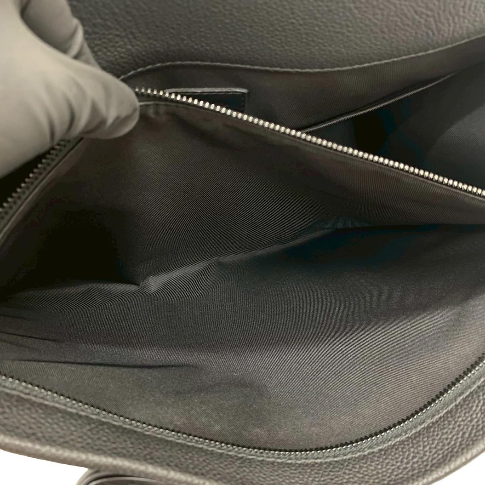 Louis Vuitton Aerogram Takeoff Tote Bag Black Leather  ref.2418742