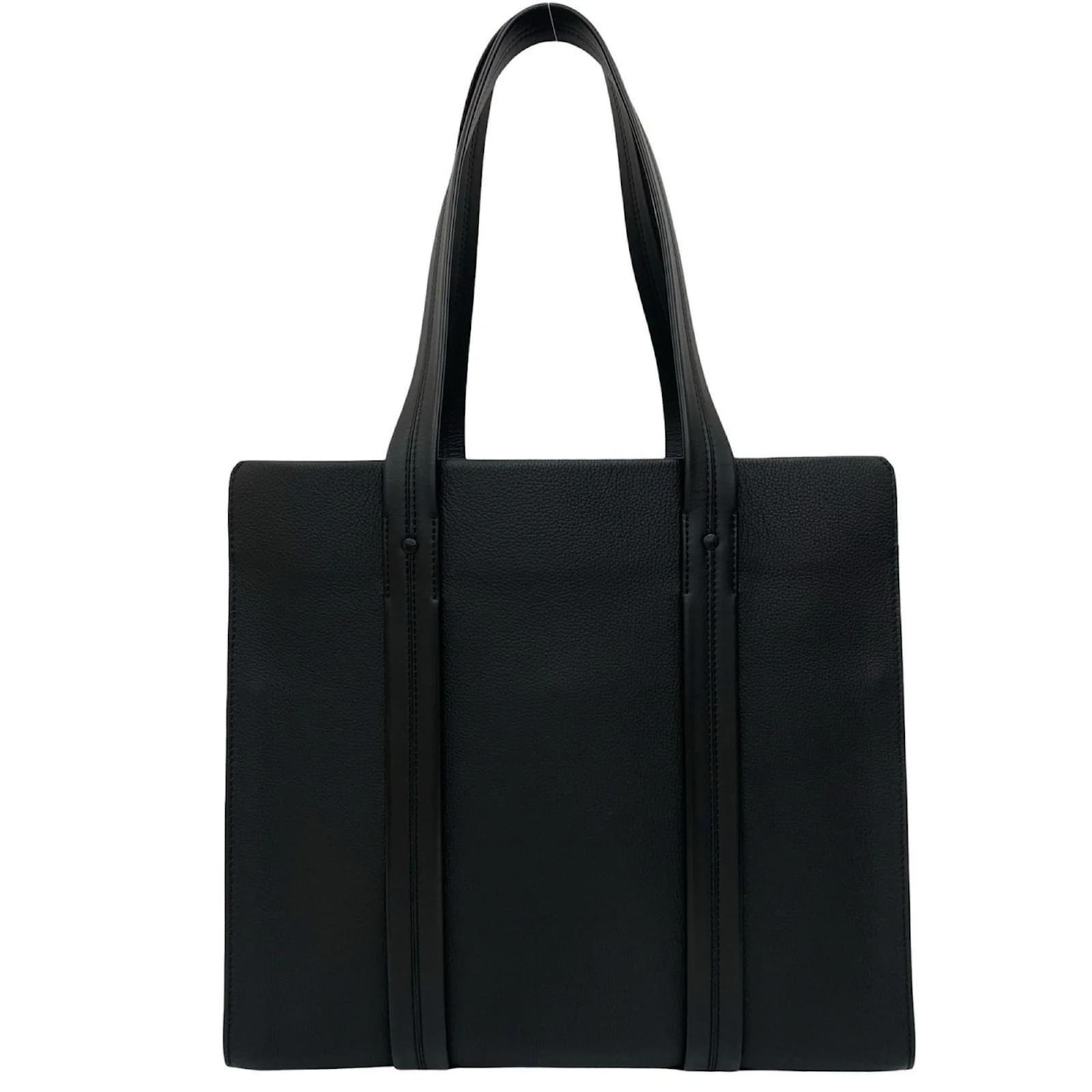 Louis Vuitton Aerogram Takeoff Tote Bag Black Leather  ref.2418742