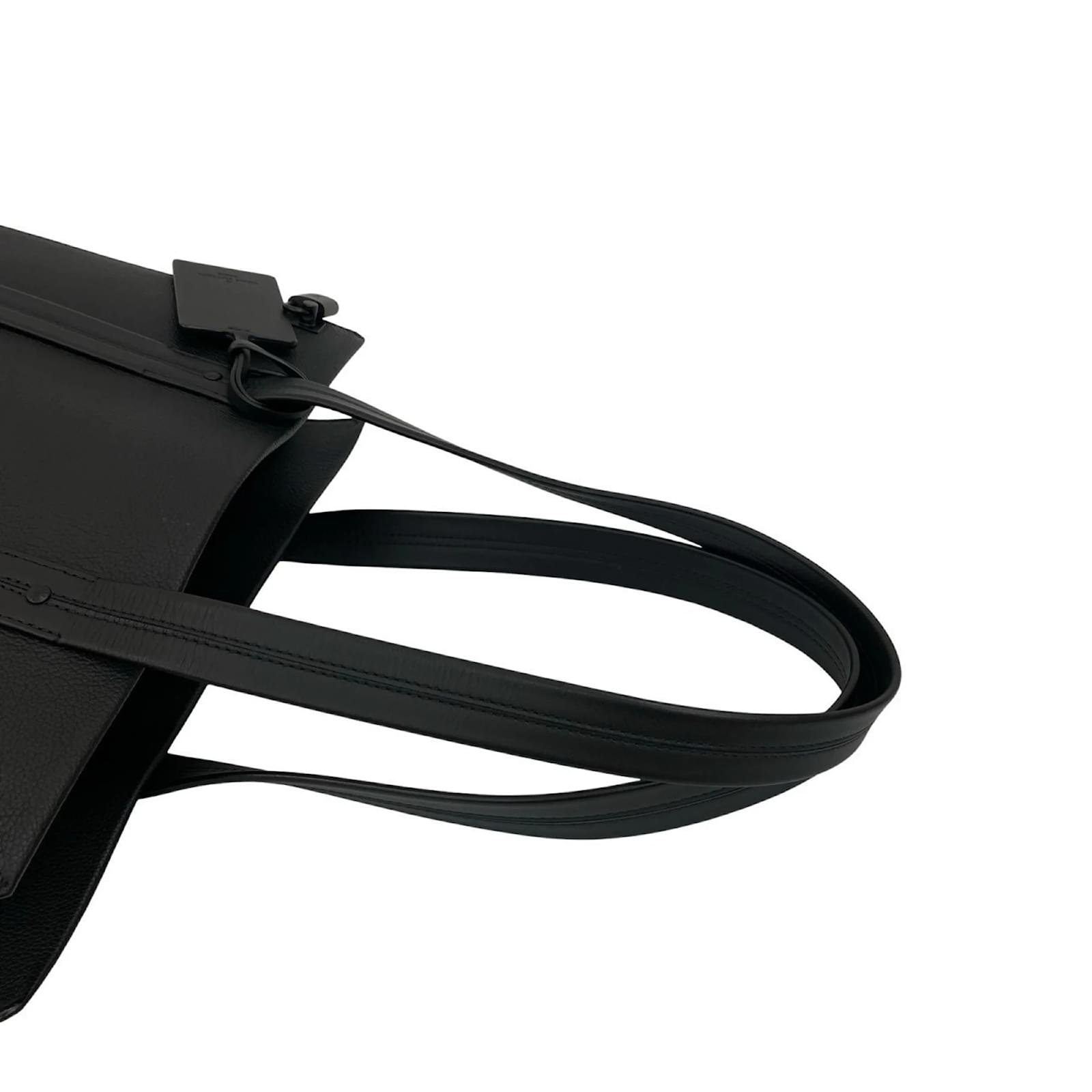 Louis Vuitton Aerogram Takeoff Tote Bag Black Leather  ref.2418742