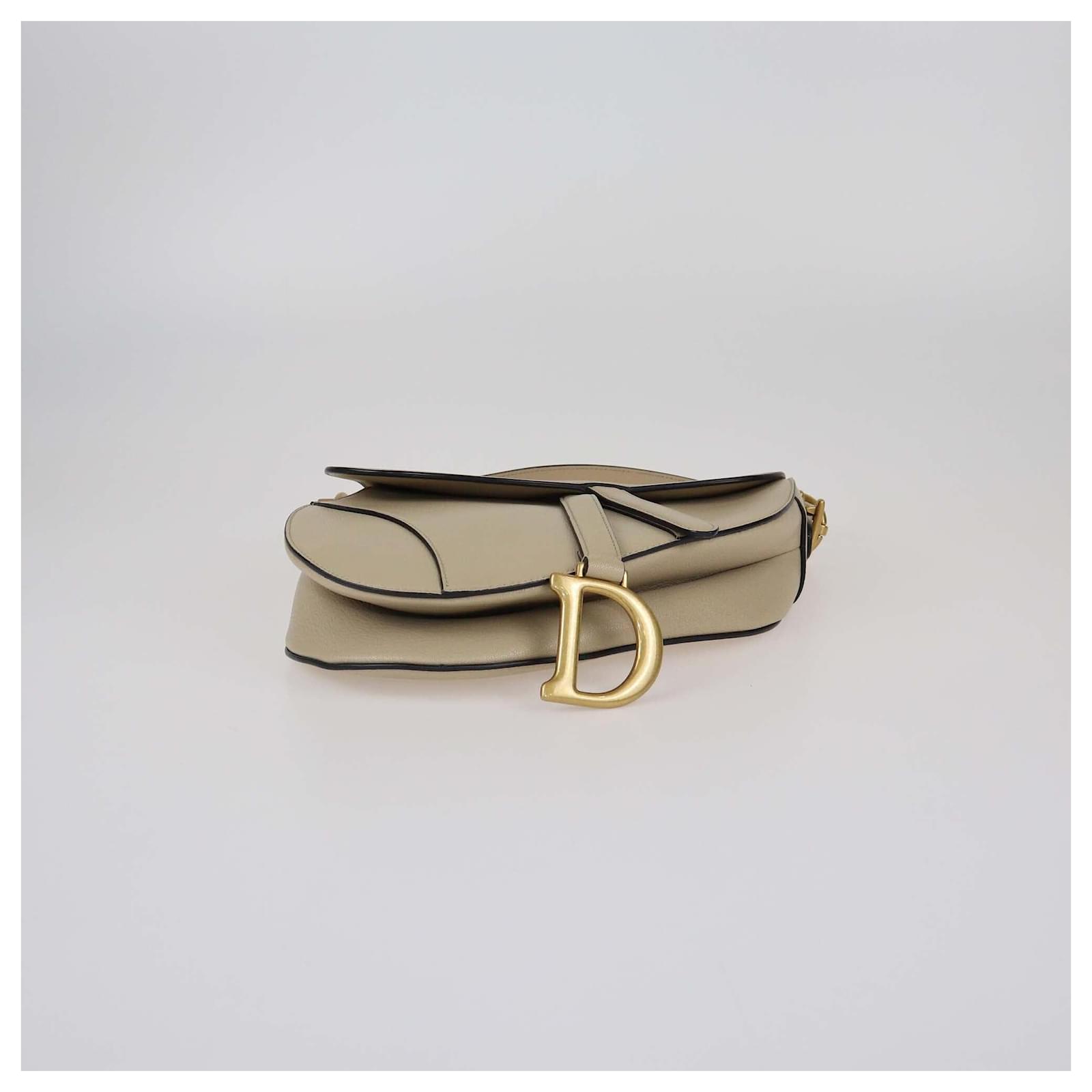 Dior ベージュ レザー ショルダーバッグ DIOR | Lady Dior My ABCDior バッグ スモール カナージュ ラムスキン