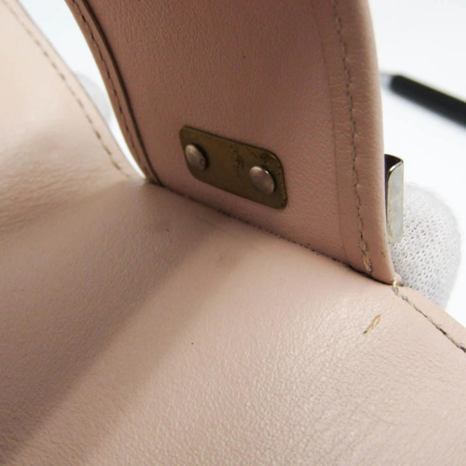 Louis Vuitton Mahina 4 Key Holder Beige Leather  ref.2420722
