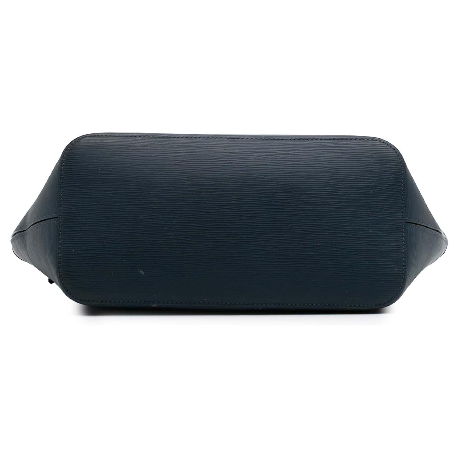 Louis Vuitton Blue Epi Neverfull MM Dark blue Leather ref.2420811